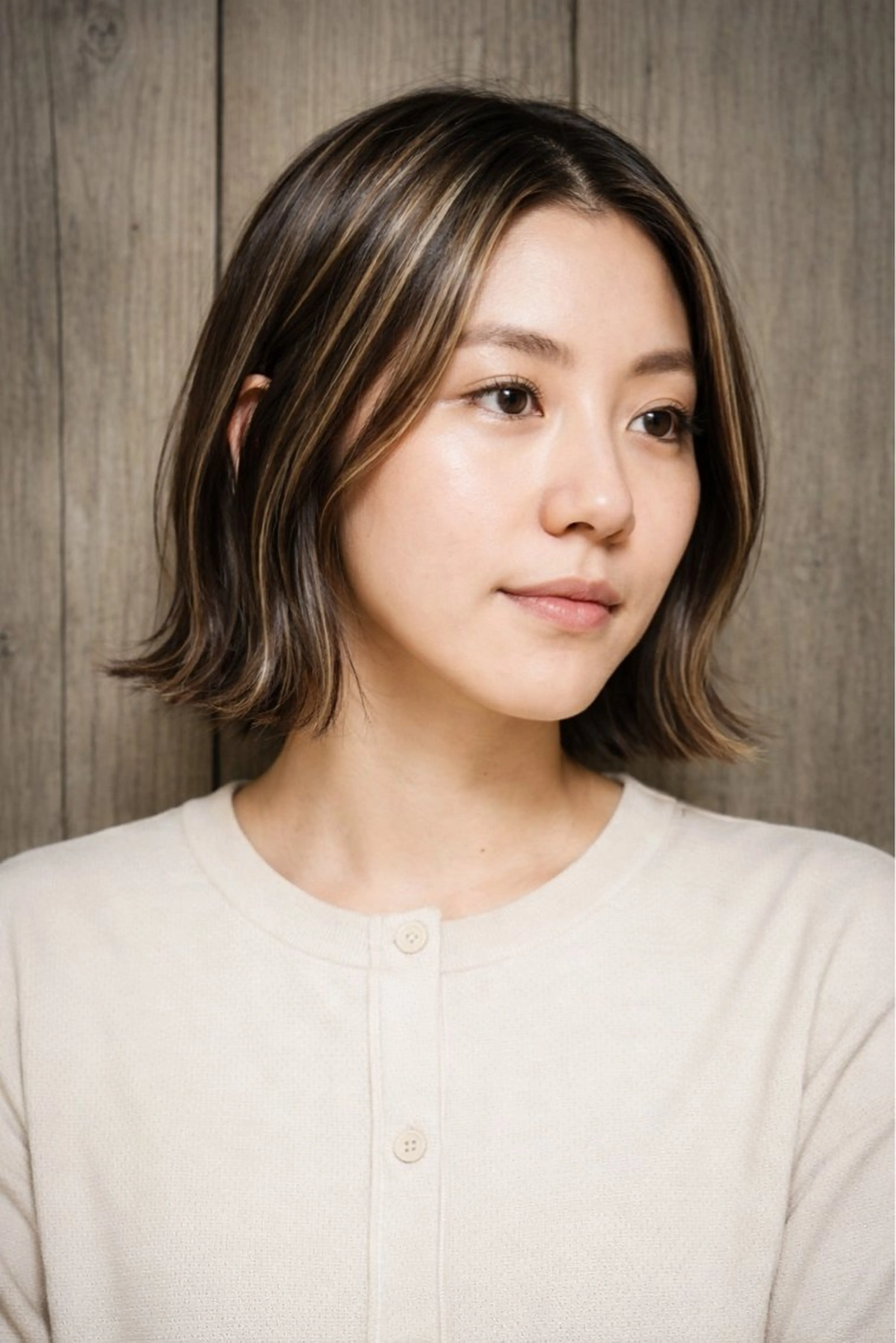 【全頭ハイライト＋モイストリッチトリートメント付❤️】  ¥2500の写真