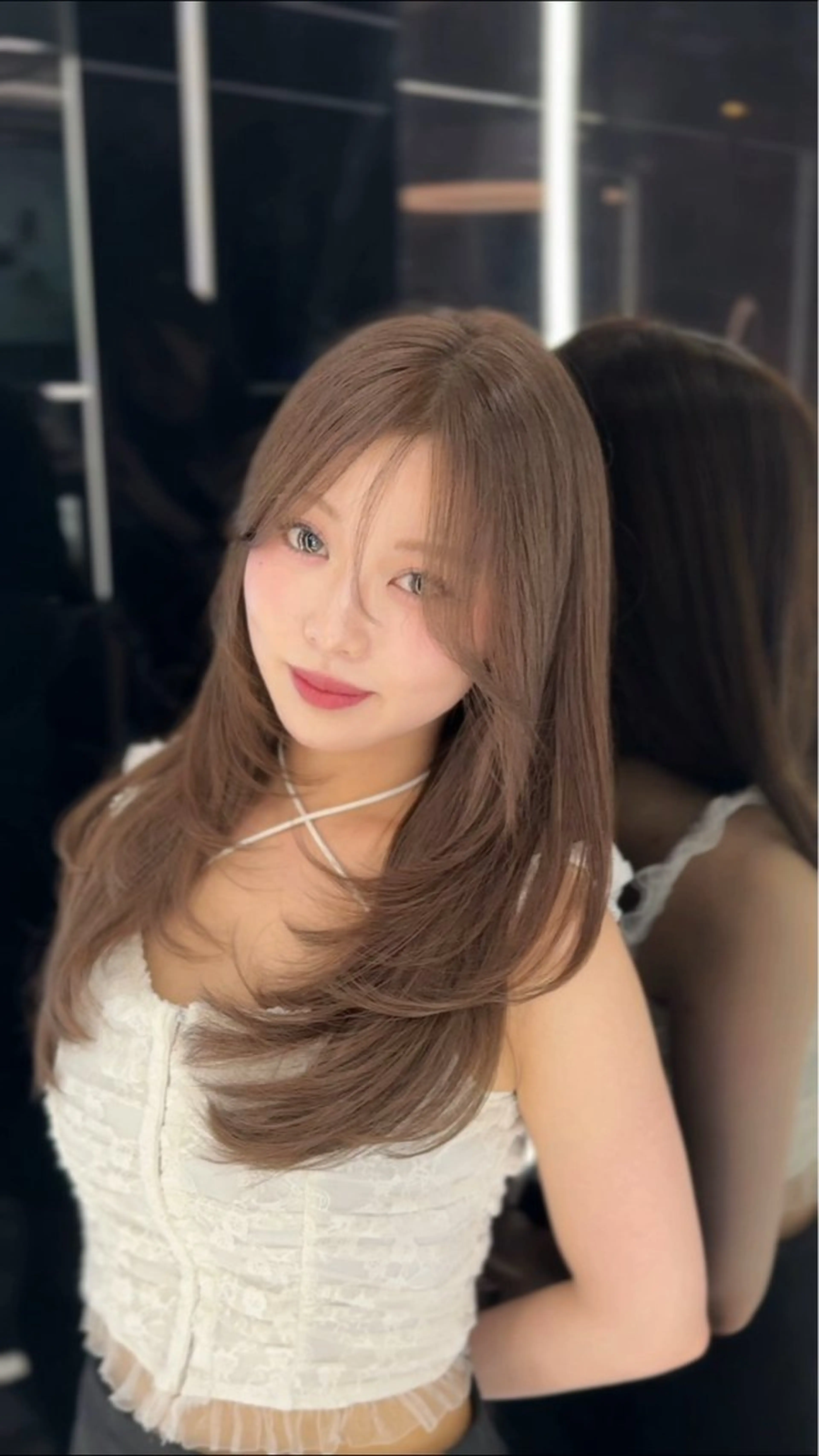 ロング カラー ヘアアレンジ RioN/網紅ヘア 🩶透明感艶カラーのヘアスタイル