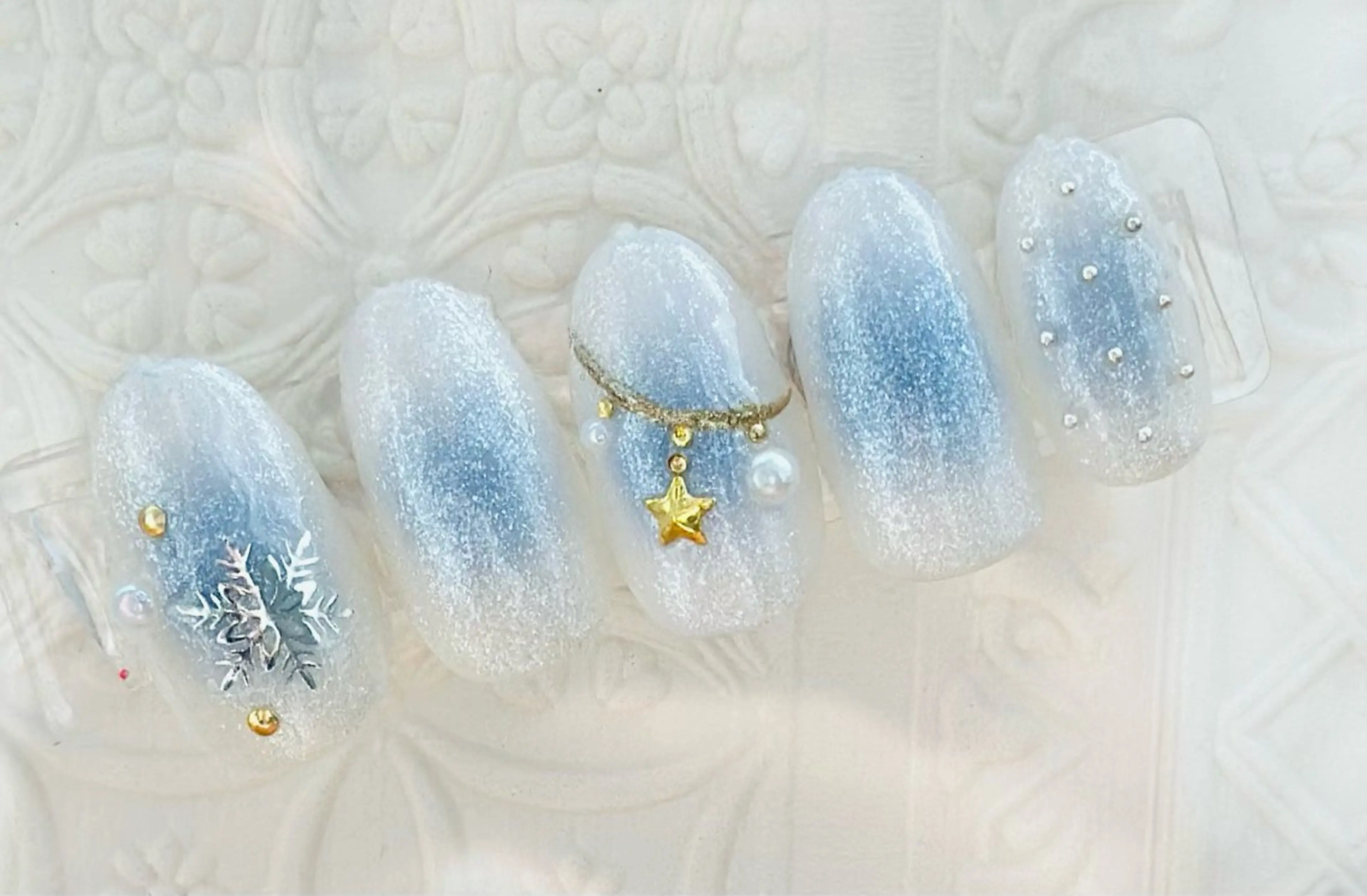 ネイル 冬ネイル クリスマス nailsalon oluoluのネイルデザイン