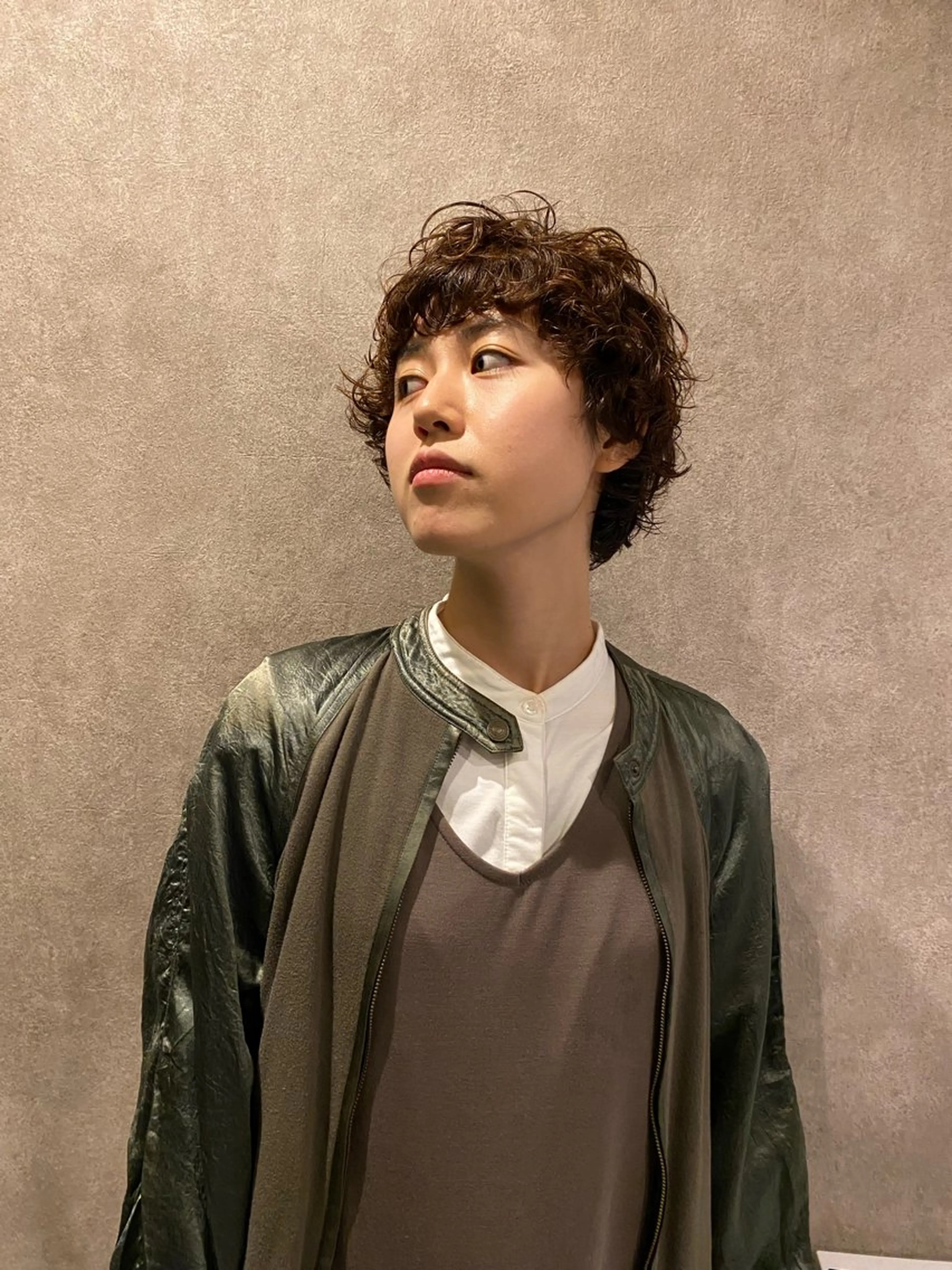 ショート パーマ amie所属・会話少なめ/ 美髪矯正/Ruiのヘアスタイル