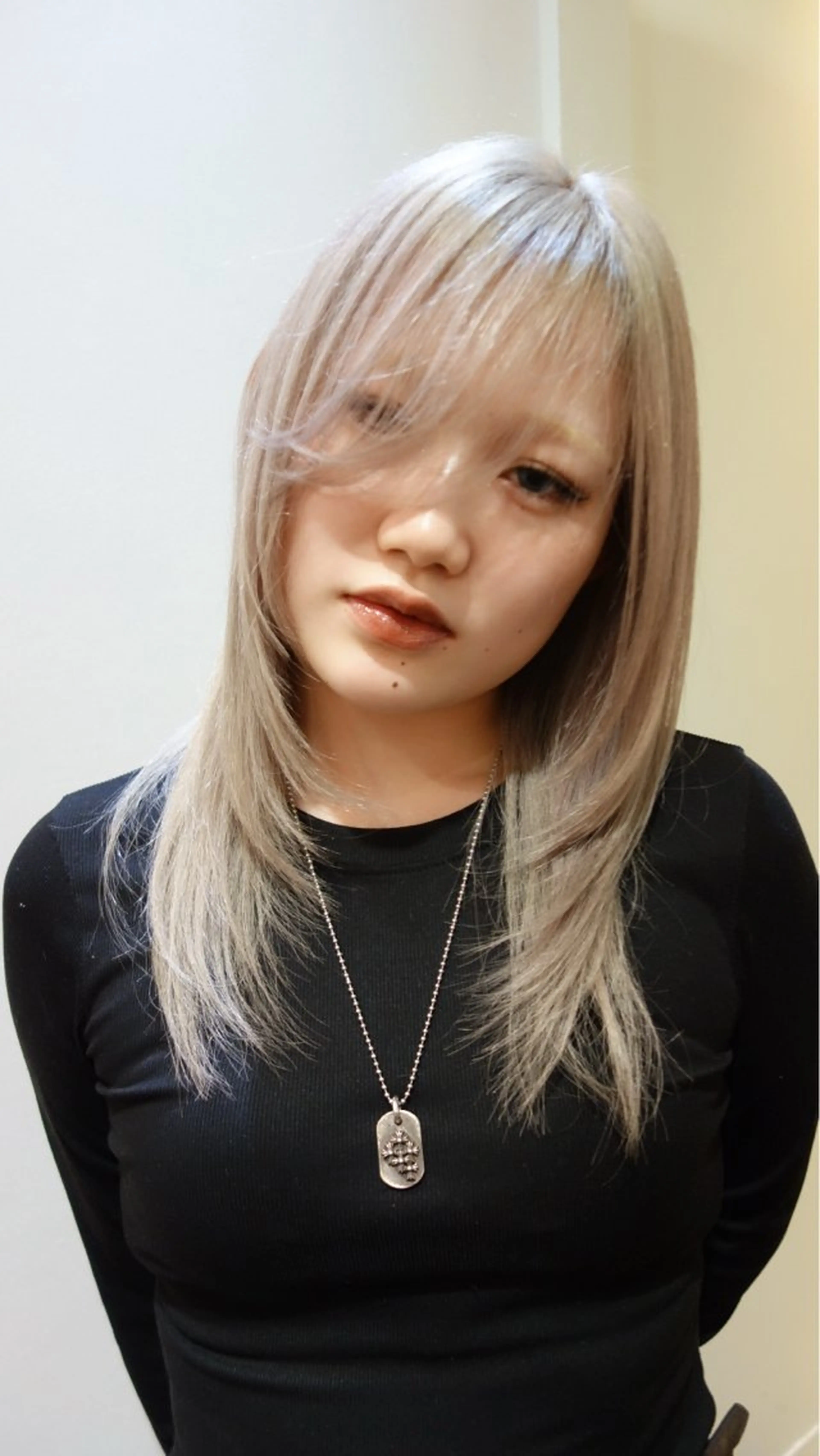 ロング カラー HEIMER ミカド　サトル△のヘアスタイル