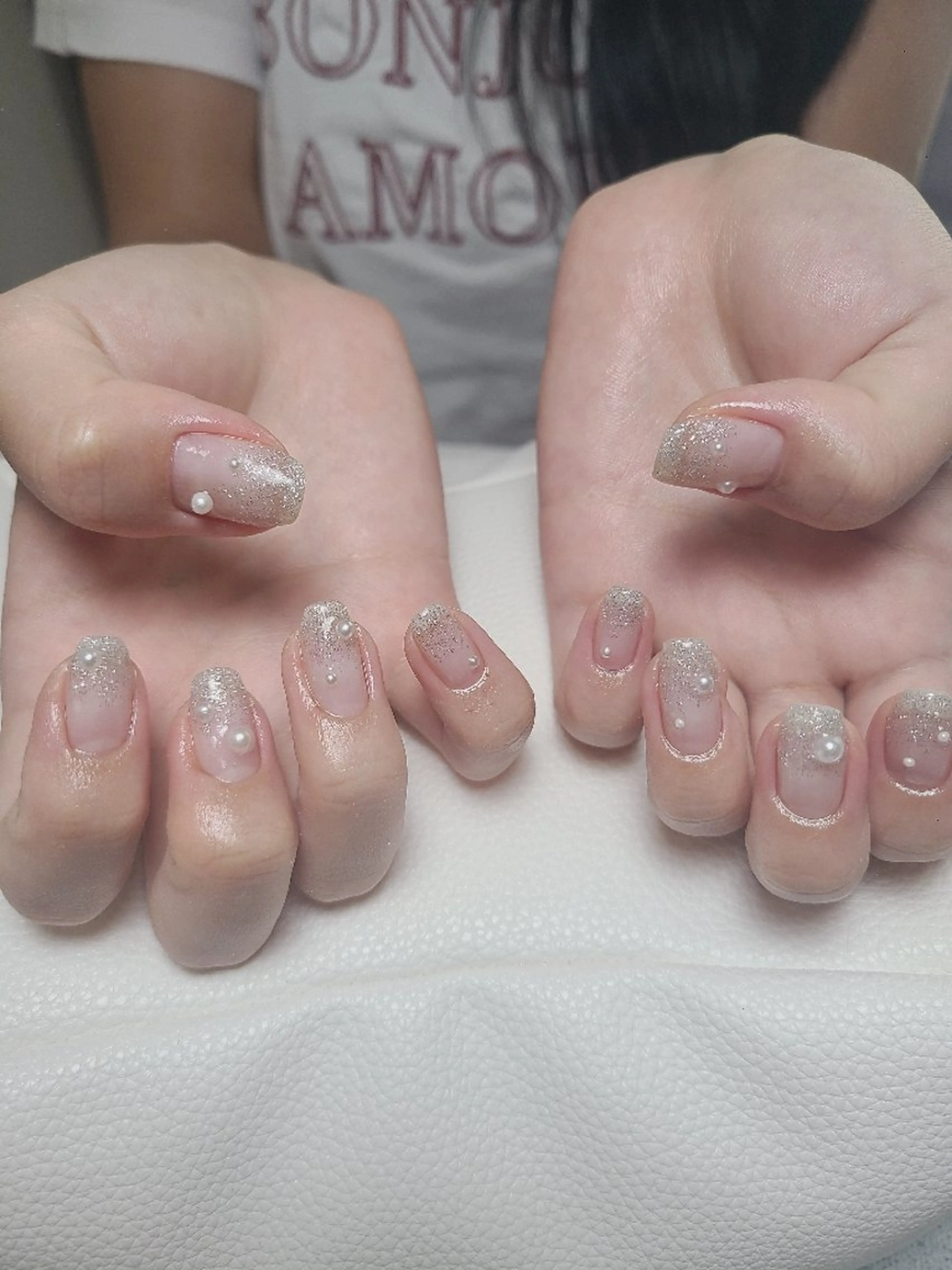 ネイル フラッシュネイル グラデーション キラキラネイル Nailroom3  古屋明美のネイルデザイン