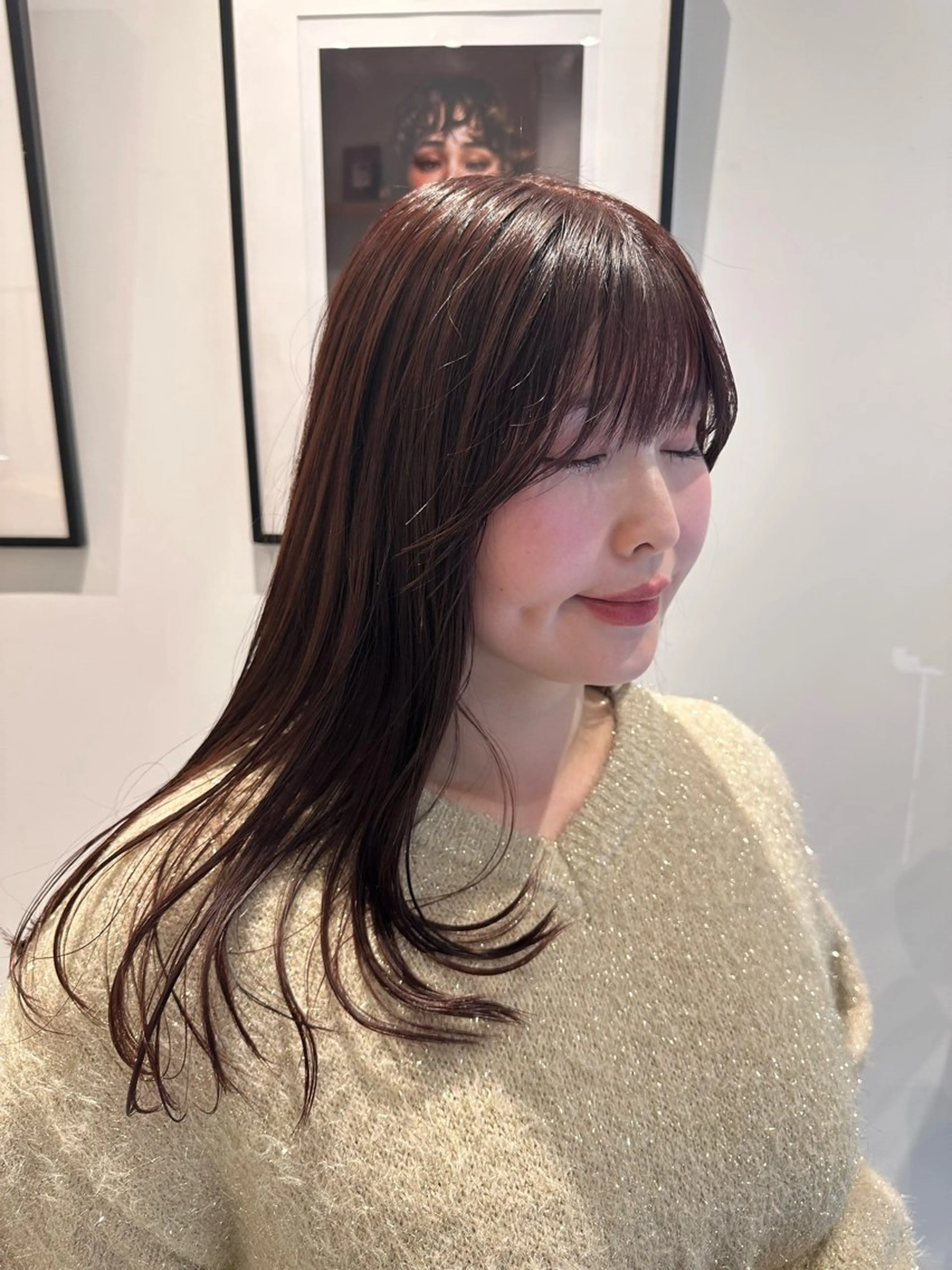 セミロング カラー 井村 晃琉のヘアスタイル