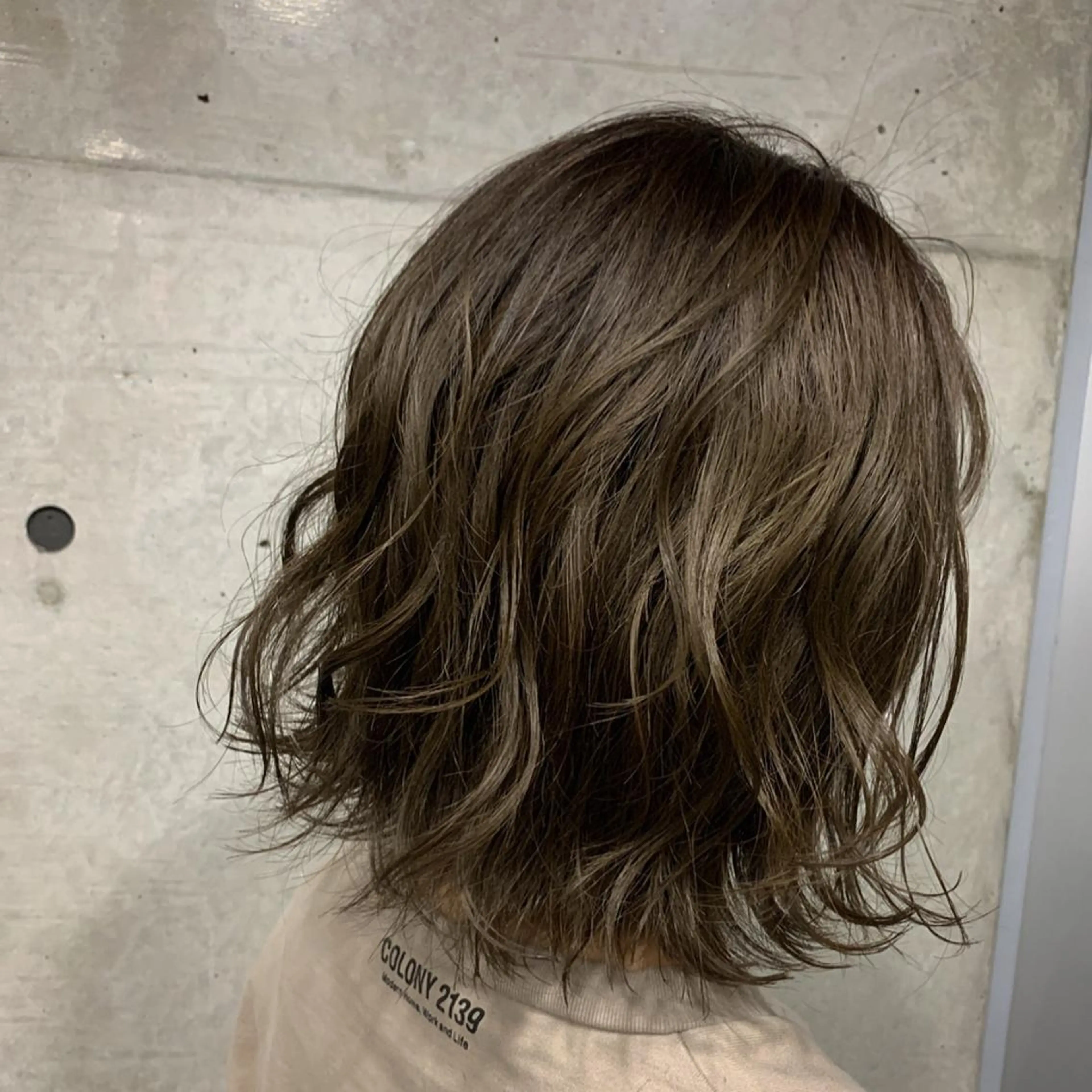 ミディアム カラー カット __ みずきのヘアスタイル