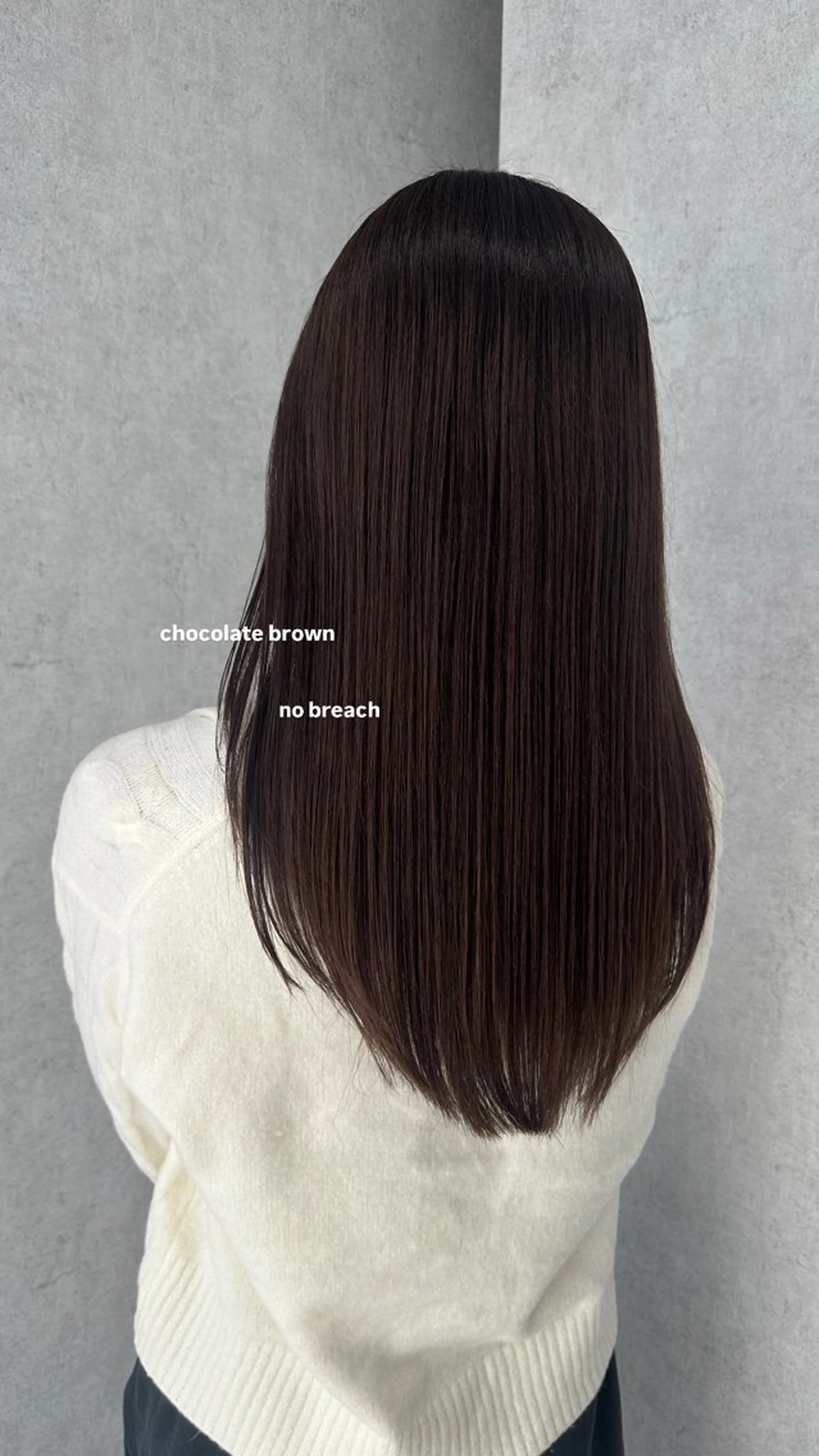 ロング カラー トリートメント v-lab studio所属・韓国レイヤーカット/ 艶カラー/ noaのヘアスタイル