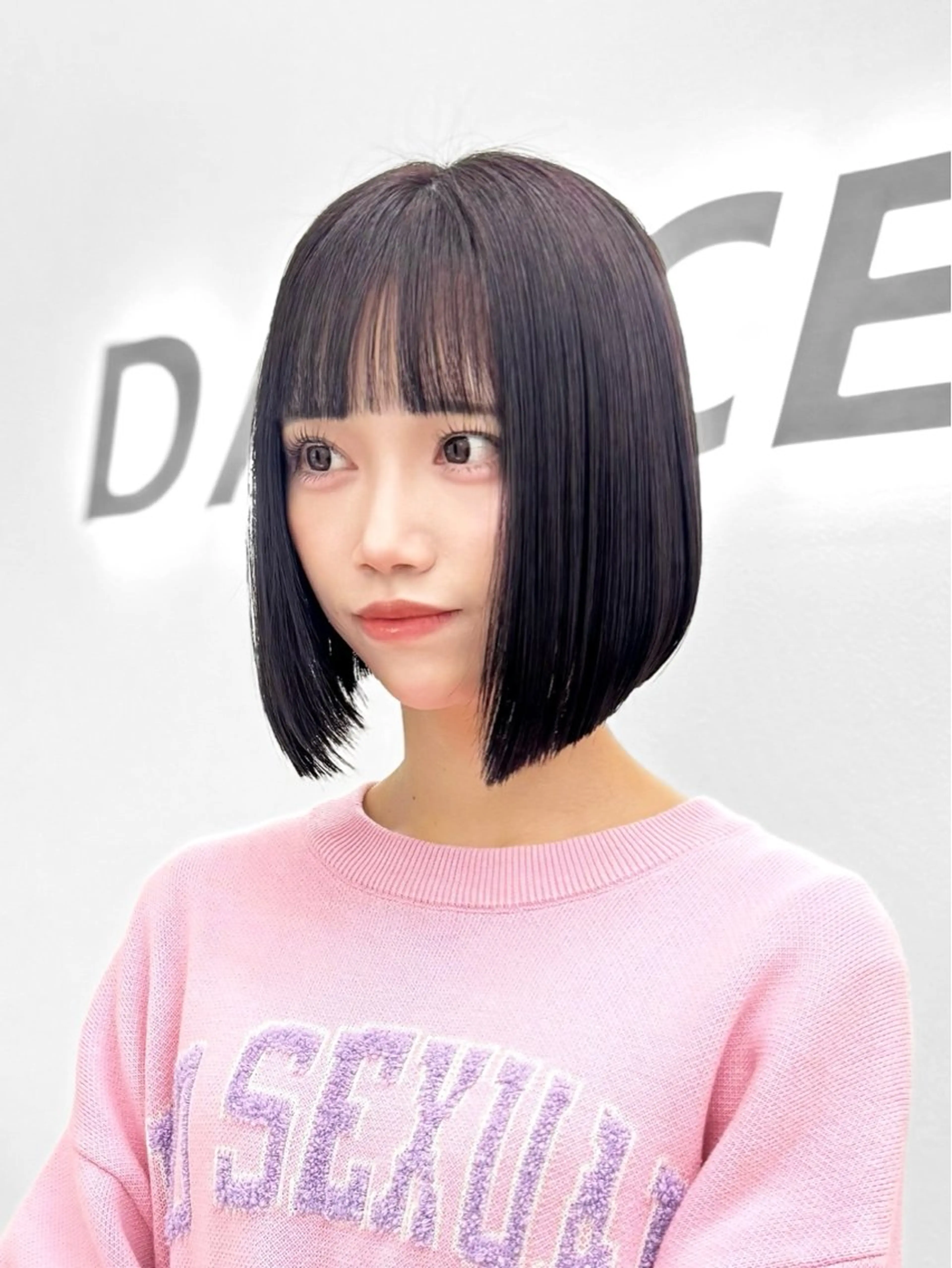 ショート カラー ヘアアレンジ カット ヘアカラー トリートメント ヘッドスパ ヘアセット 縮毛矯正🤍 盛れるボブ/ひかりのヘアスタイル