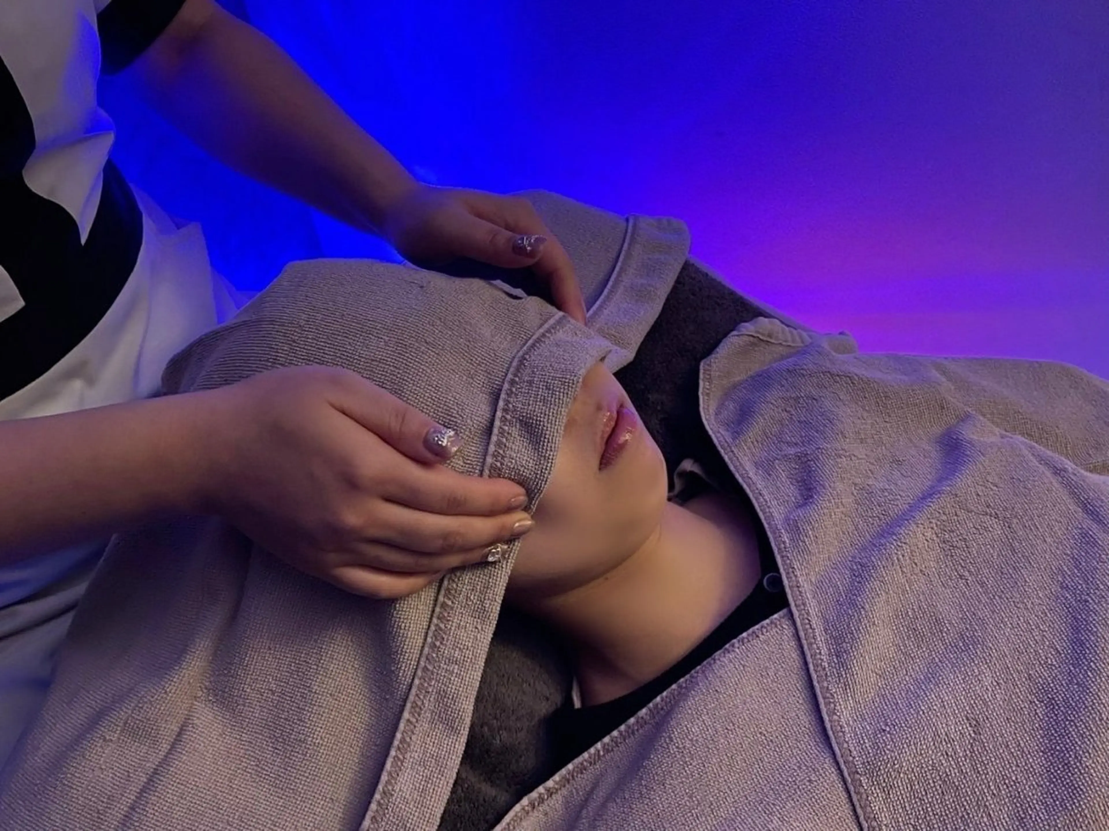 【平日限定】ドライヘッドスパ&顔コリケア　75分コースの写真