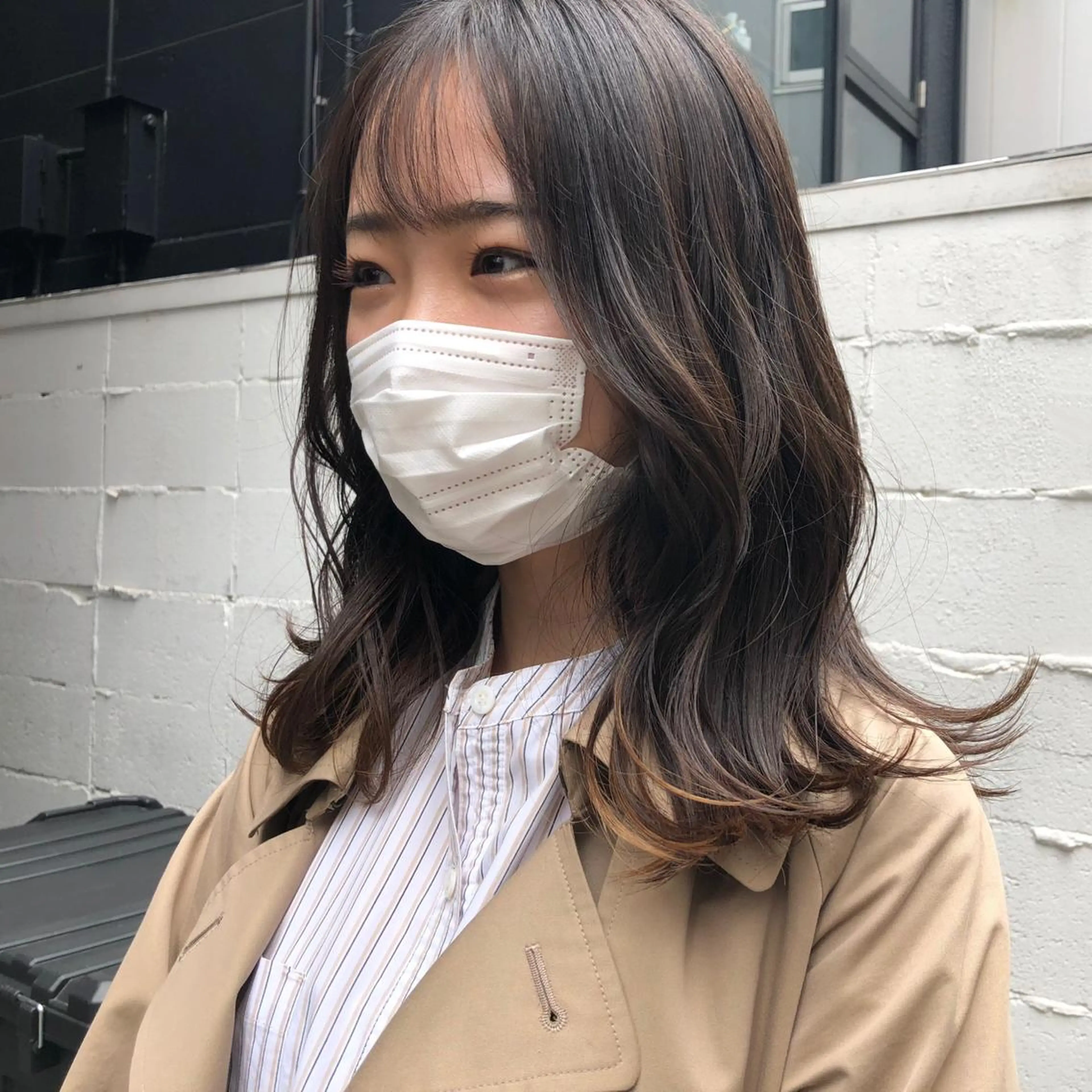 セミロング カラー シースルーバング ツヤ美髪💐 髪質改善/高山愛来のヘアスタイル