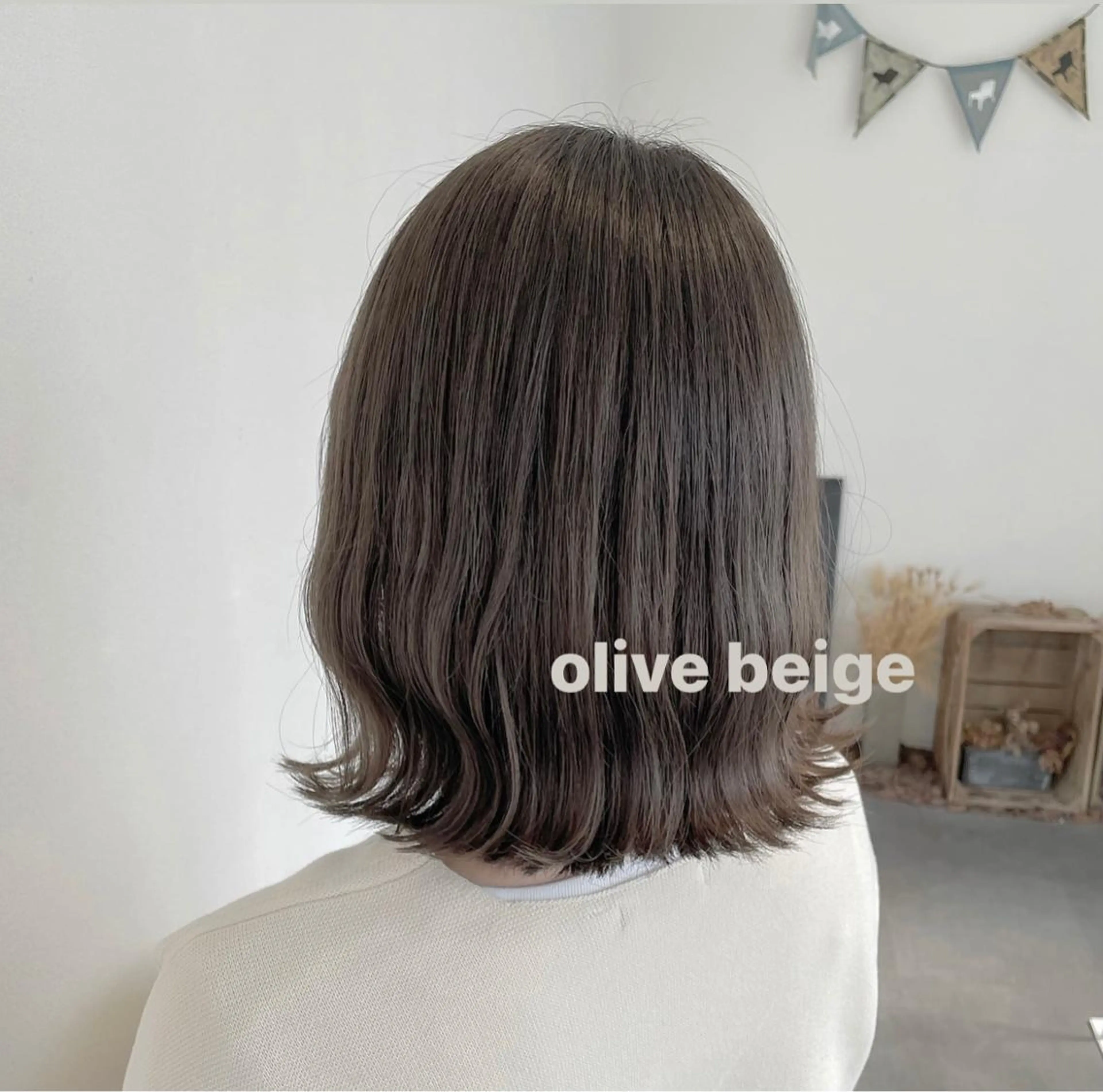 ミディアム カラー GPIP 近藤沙樹のヘアスタイル