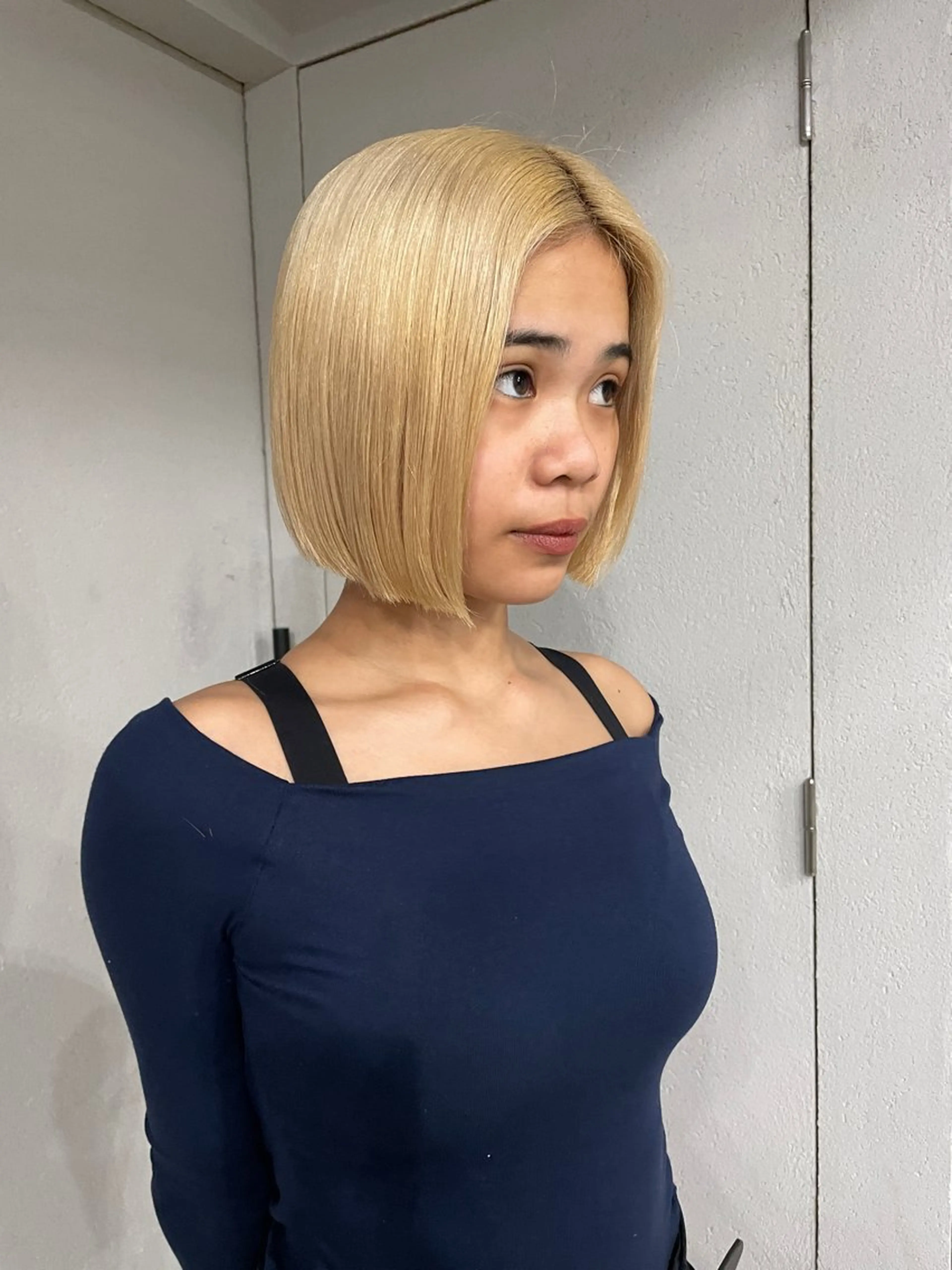 ミディアム カラー カット ヘアカラー トリートメント 表参道🌿赤み消し カラー/チナツのヘアスタイル