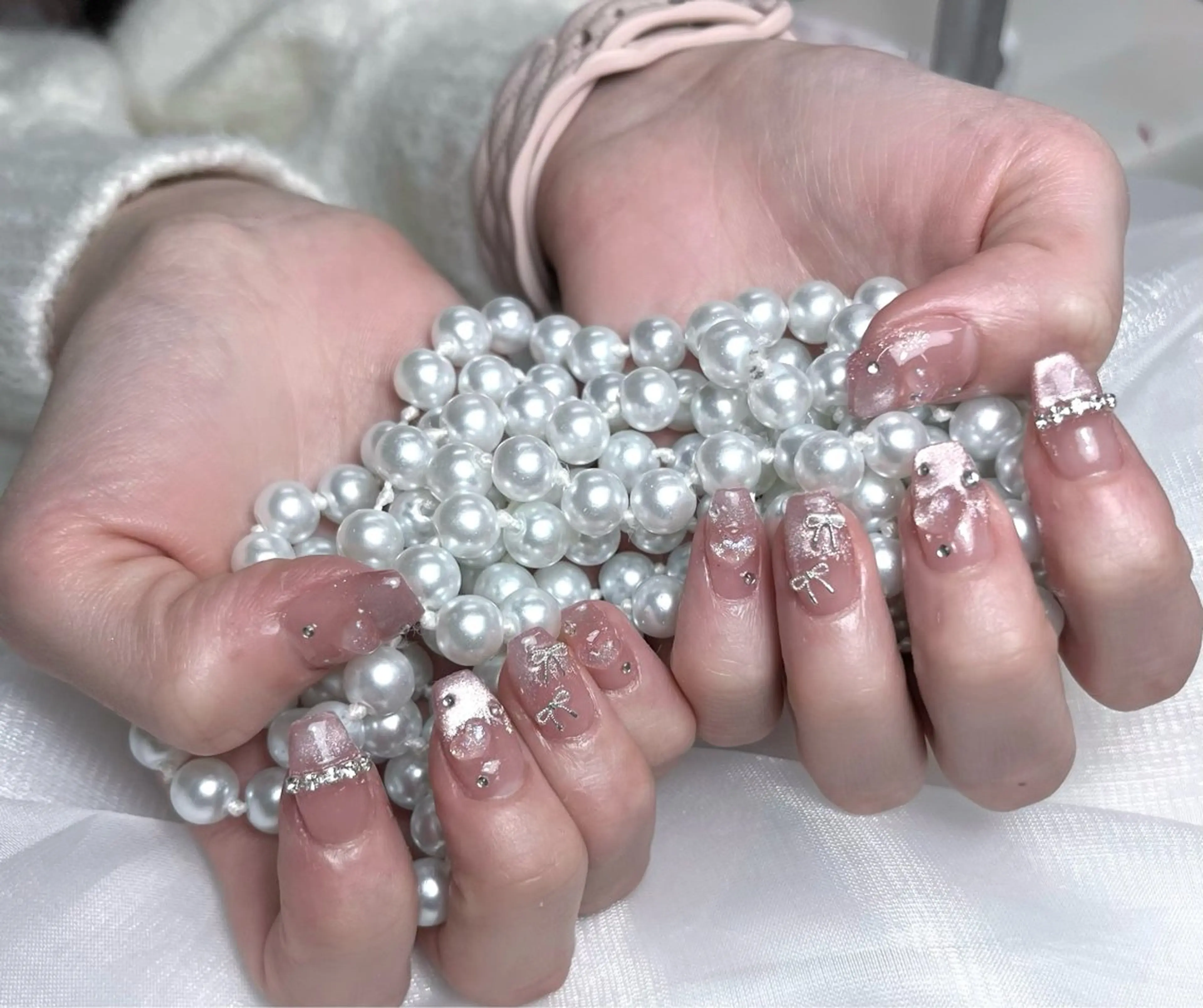 120分持ち込みデザイン・パーツ2個付き(ジェルオフケア込み)の写真