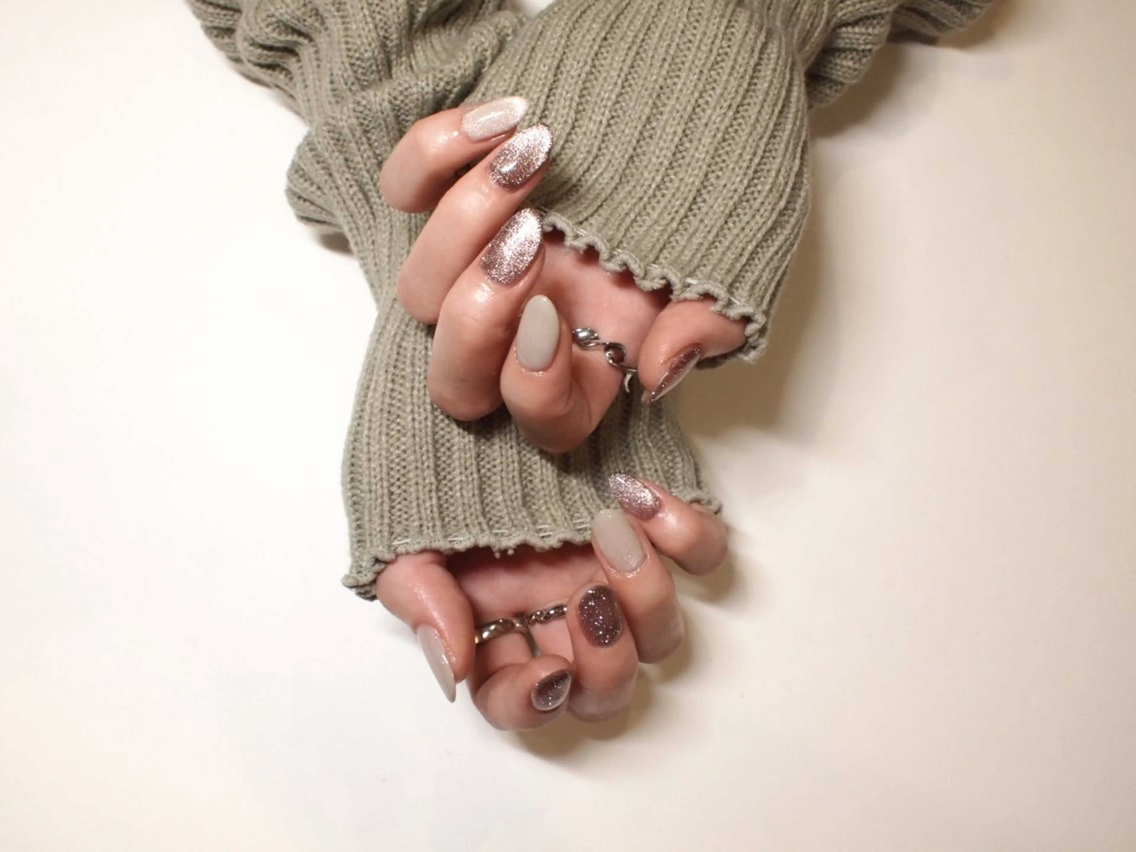 ネイル マグネットネイル 【ＯＲＧＡＮ】 nailのネイルデザイン