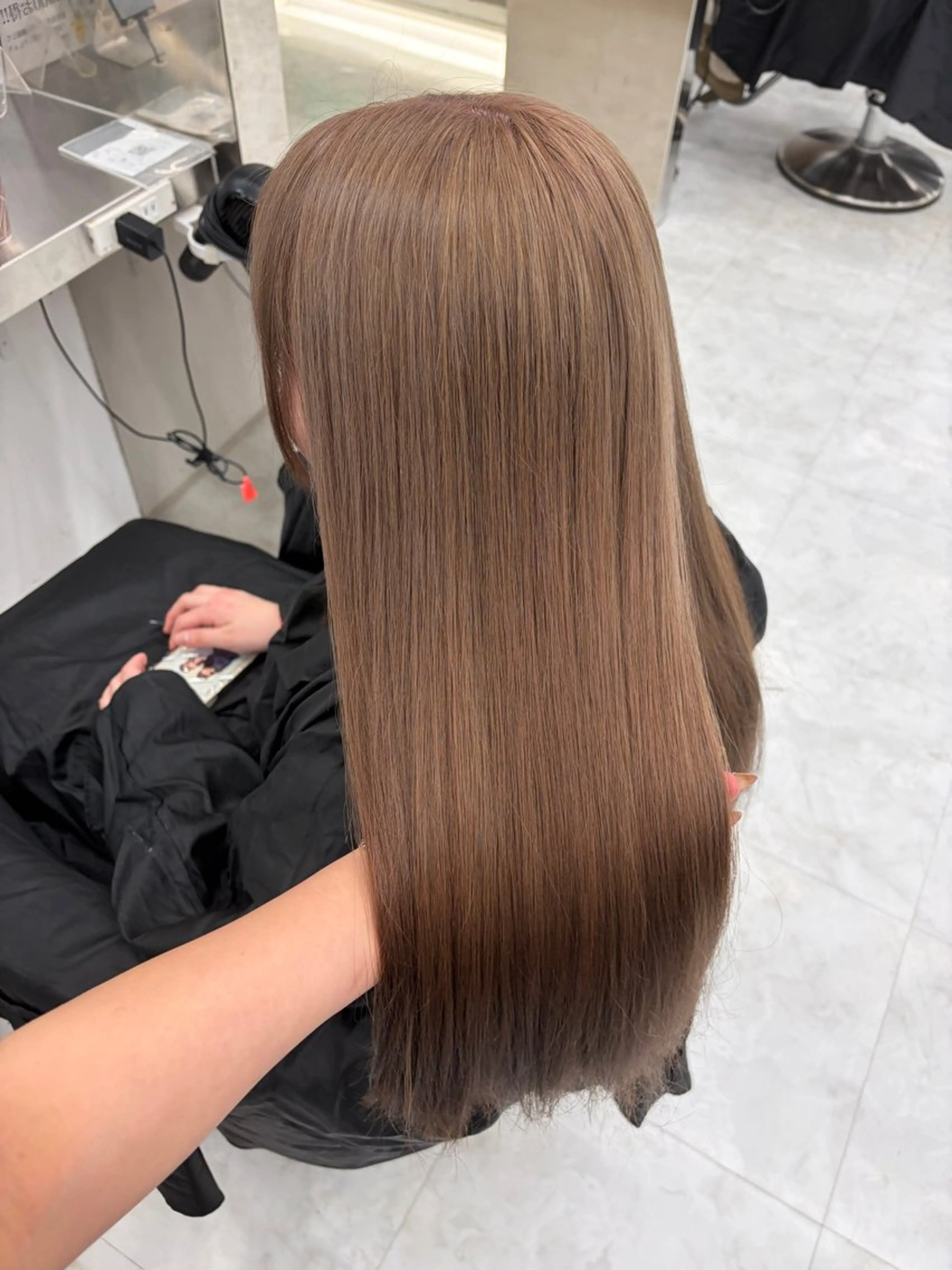 カラー ヘアカラー トリートメント ヘアセット 透明感うる艶カラー 🤍MANAMIのヘアスタイル
