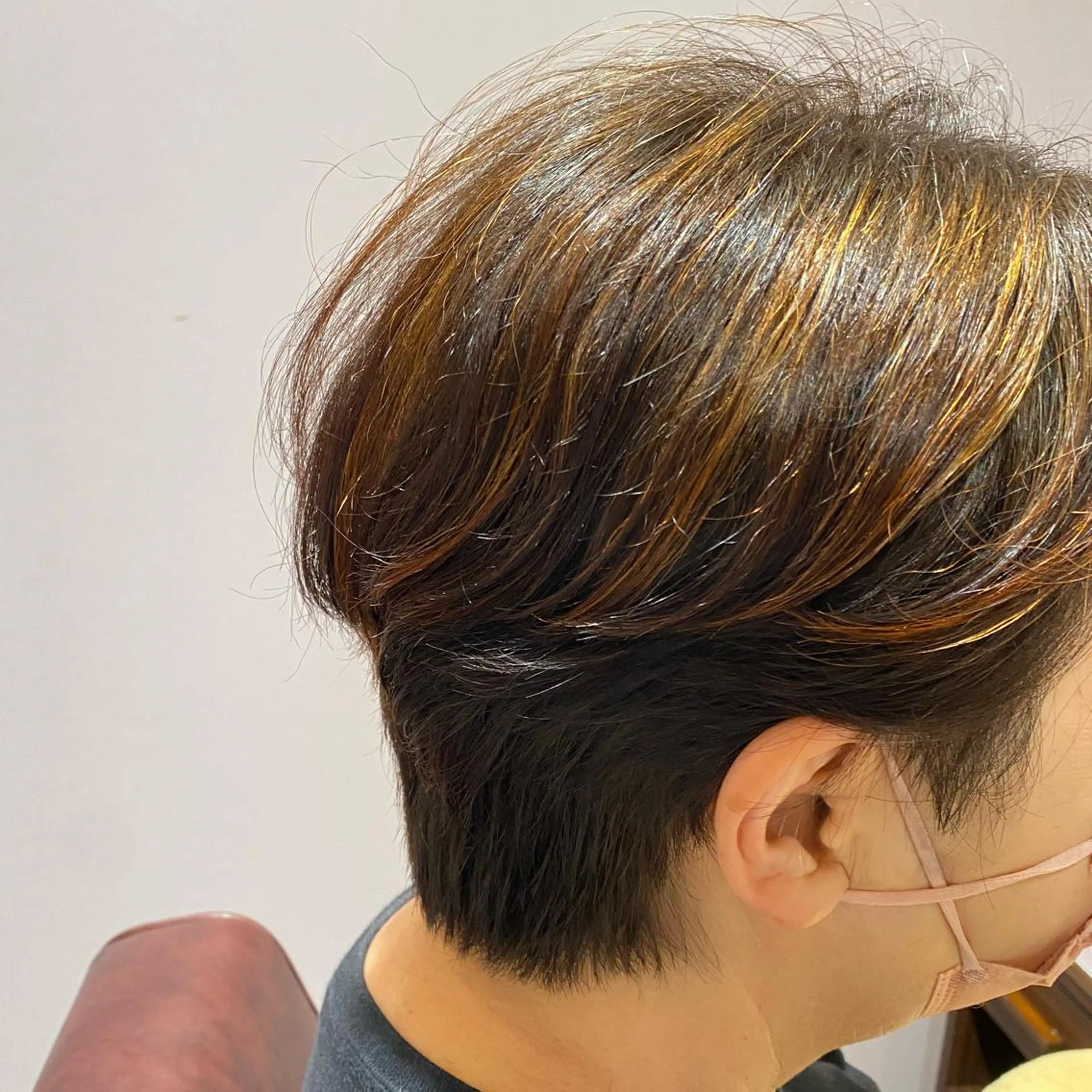 ショート カラー ブリーチ ハイライトカラー ハイライト 個性派/ハイトーン ✨✨　稲吉菜々美のヘアスタイル