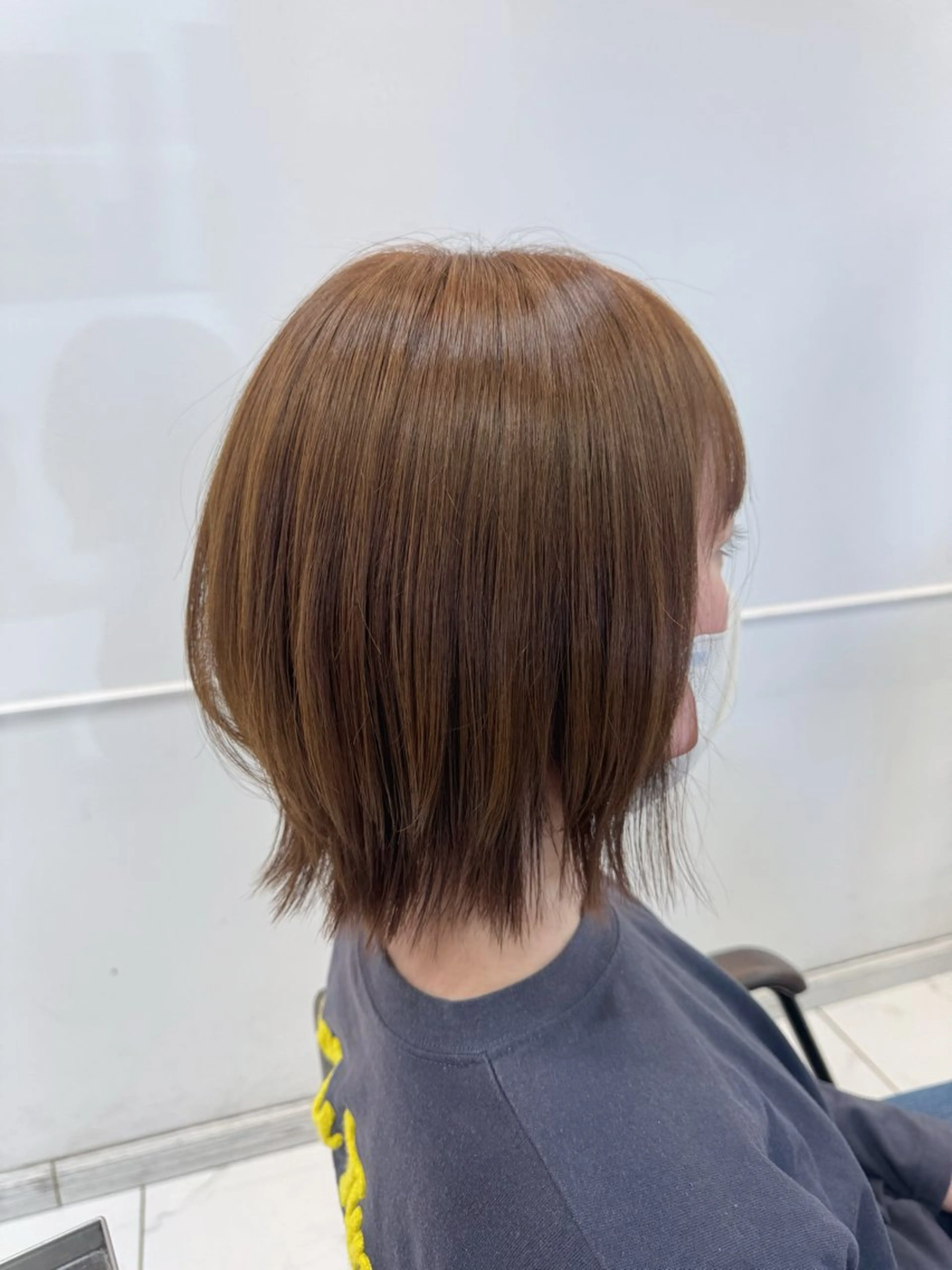 ミディアム 八木菜美 似合わせ/ニュアンスのヘアスタイル