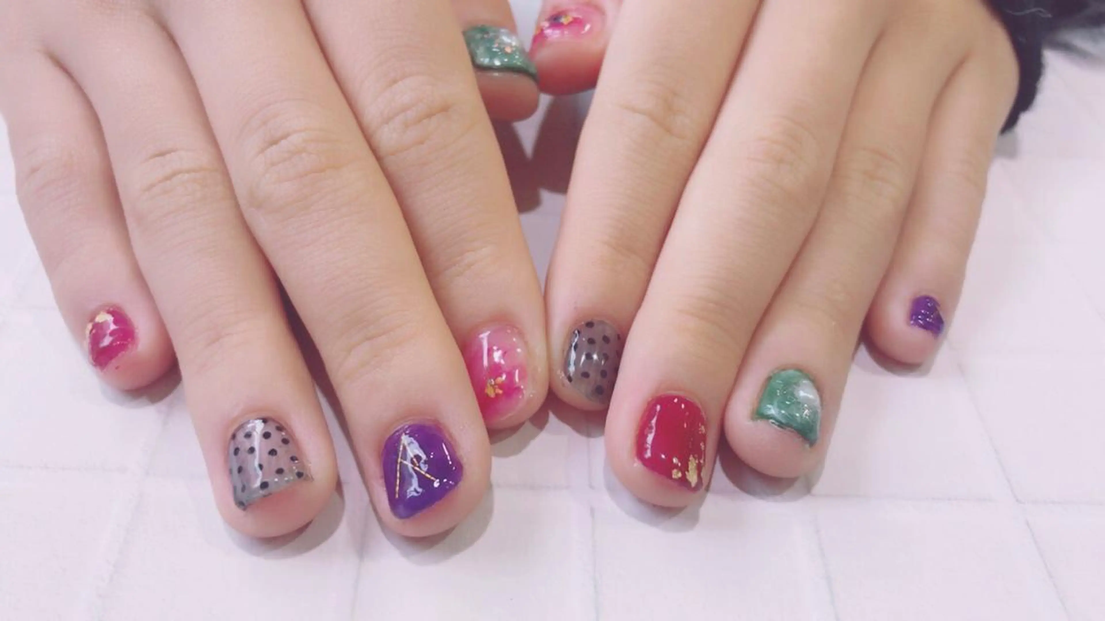 ネイル AMI ウルフパーマ/メンズのヘアスタイル