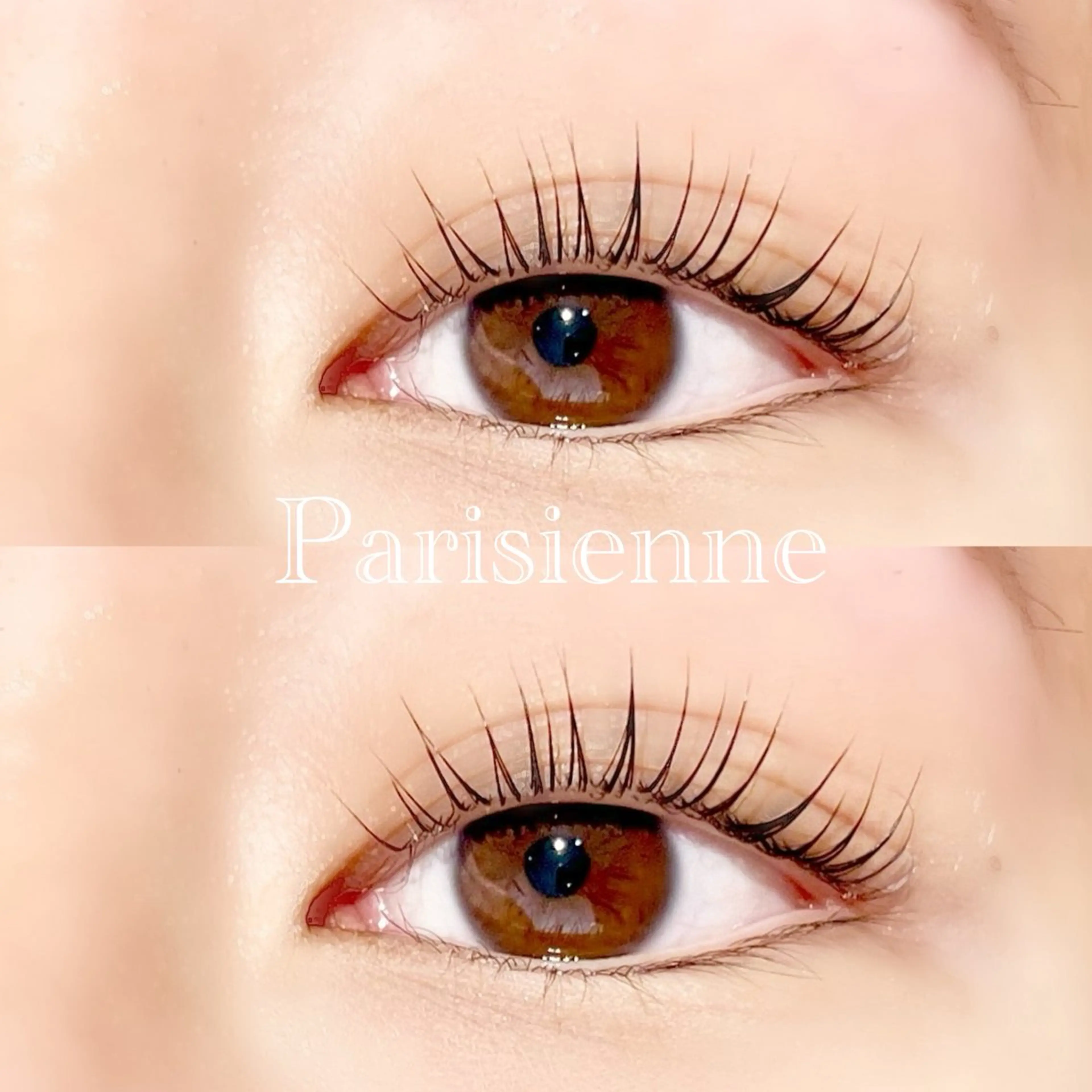 マツエク・マツパ パリジェンヌラッシュリフト mocca🕊🫧 ayamiのマツエク・マツパデザイン