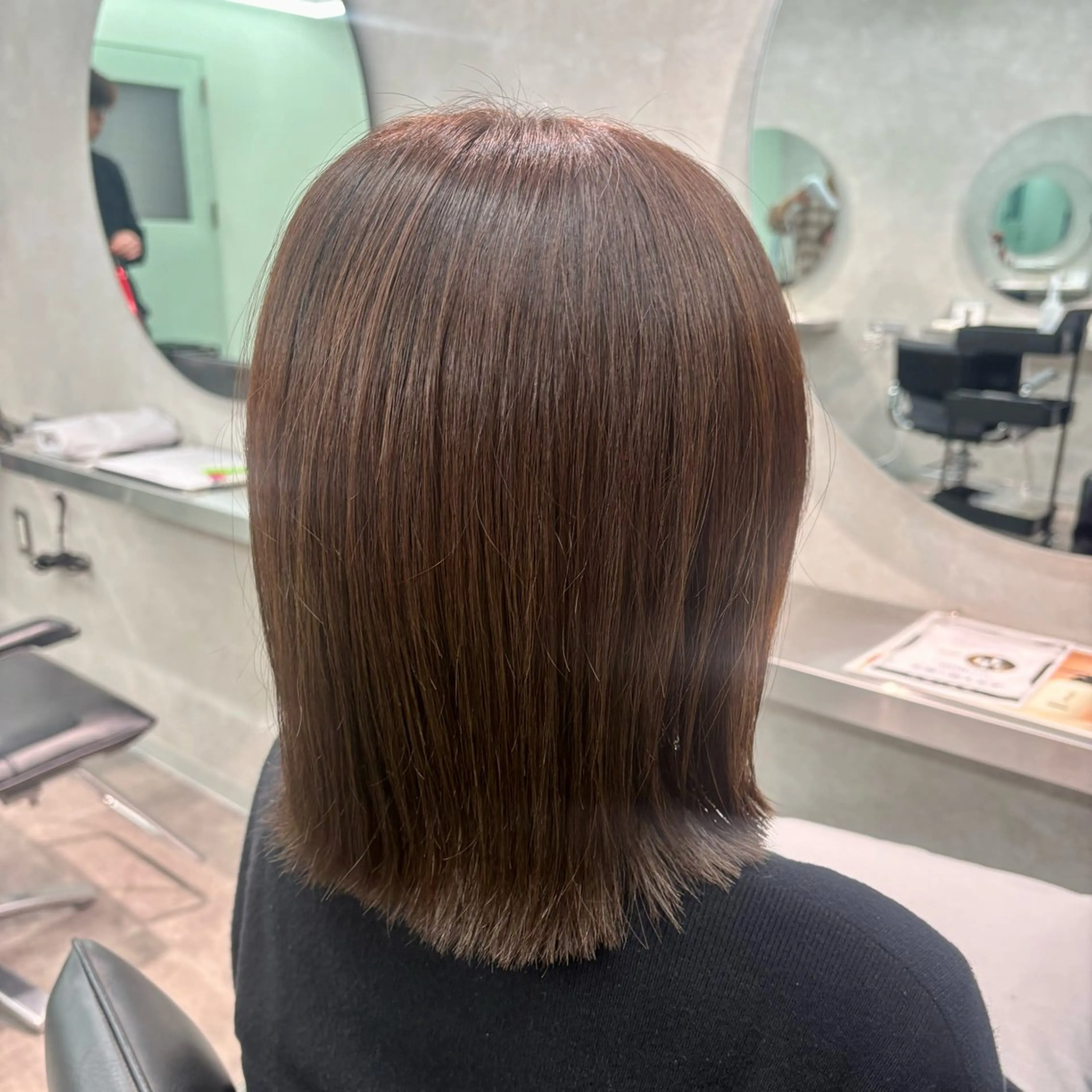 ミディアム ボブ オオゼキ【レディース モデル様募集中✨】のヘアスタイル