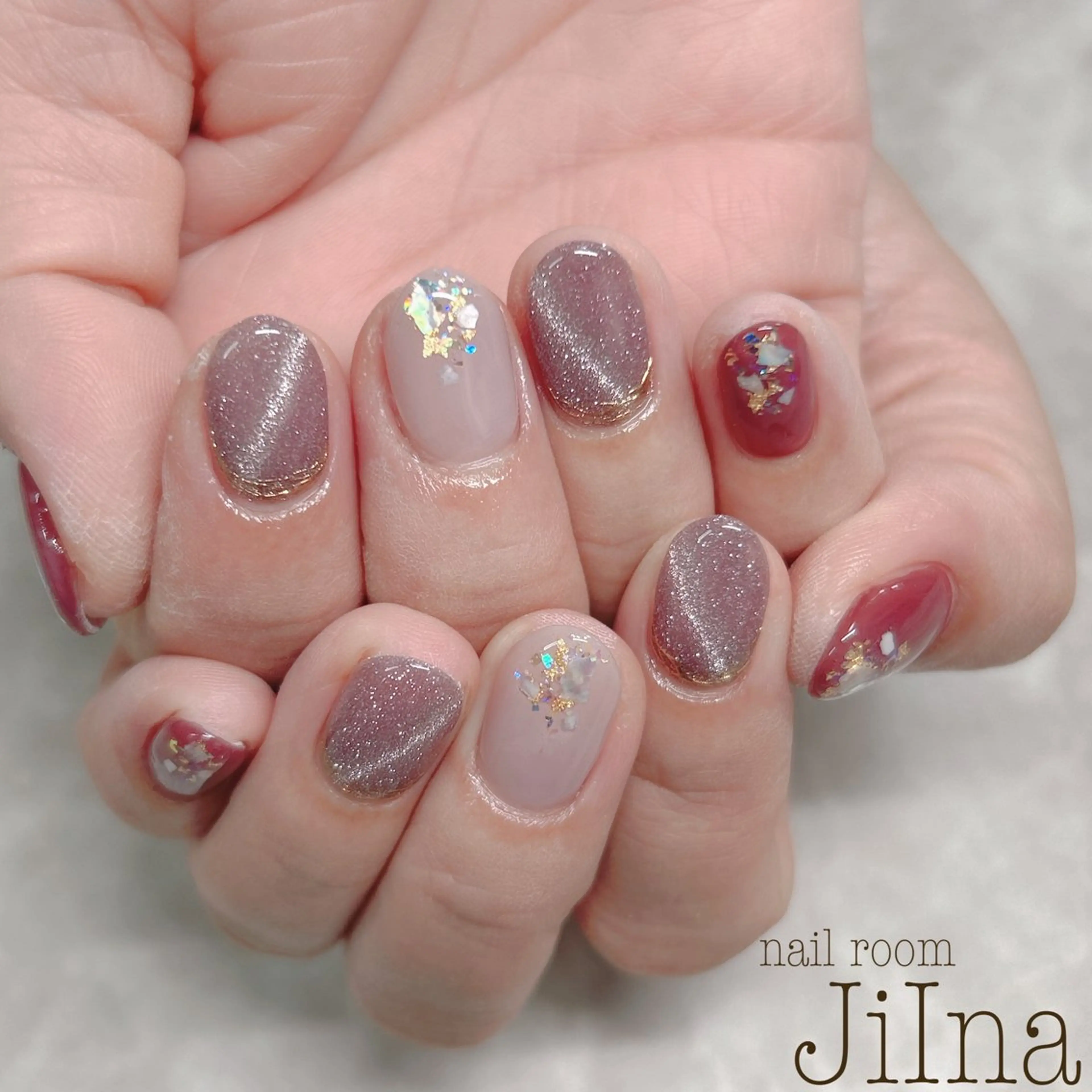 ネイル 持ち込み JiIna nailのネイルデザイン