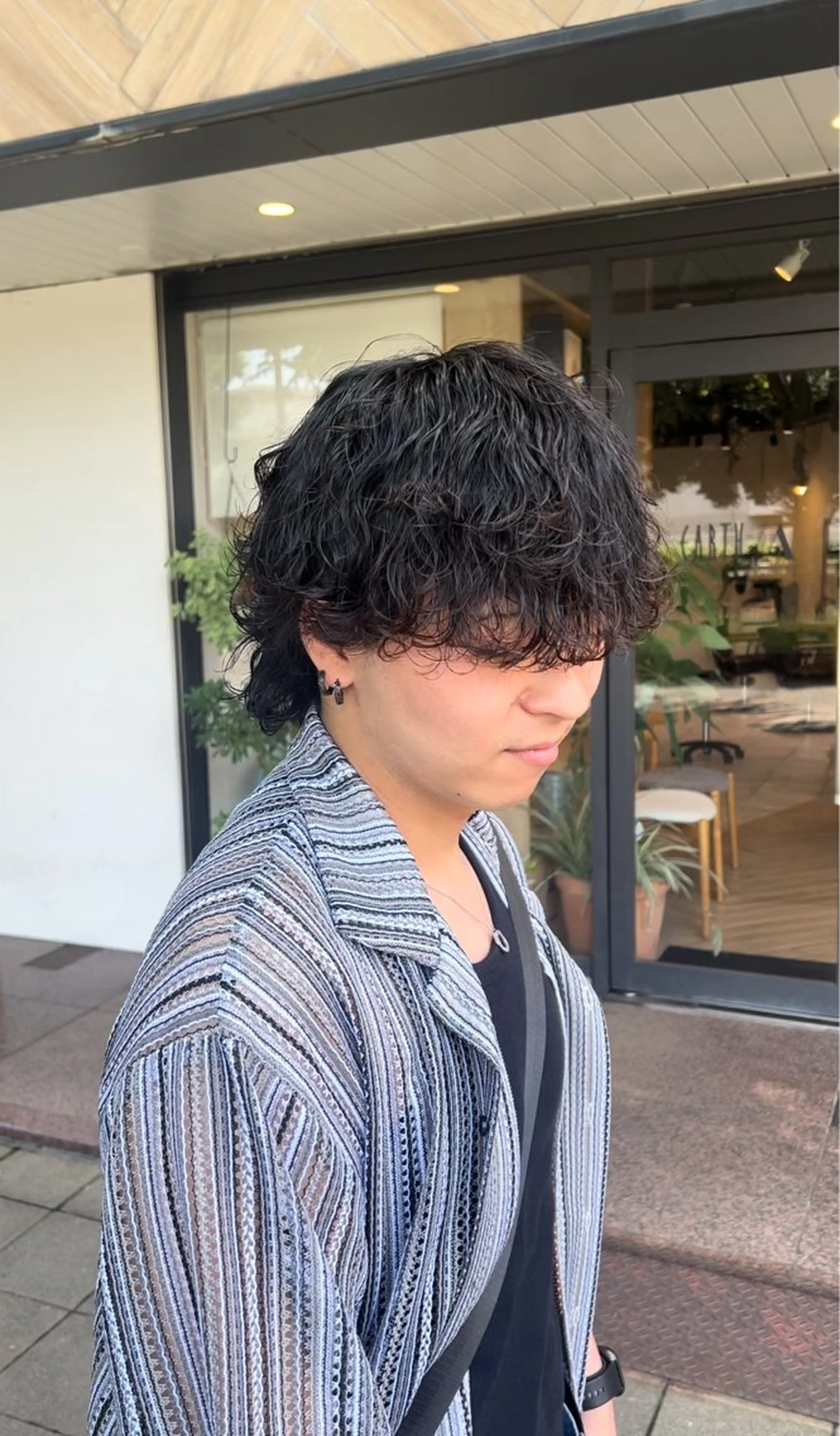 ショート パーマ メンズ メンズパーマ⚜️ 角花ひろゆきのヘアスタイル