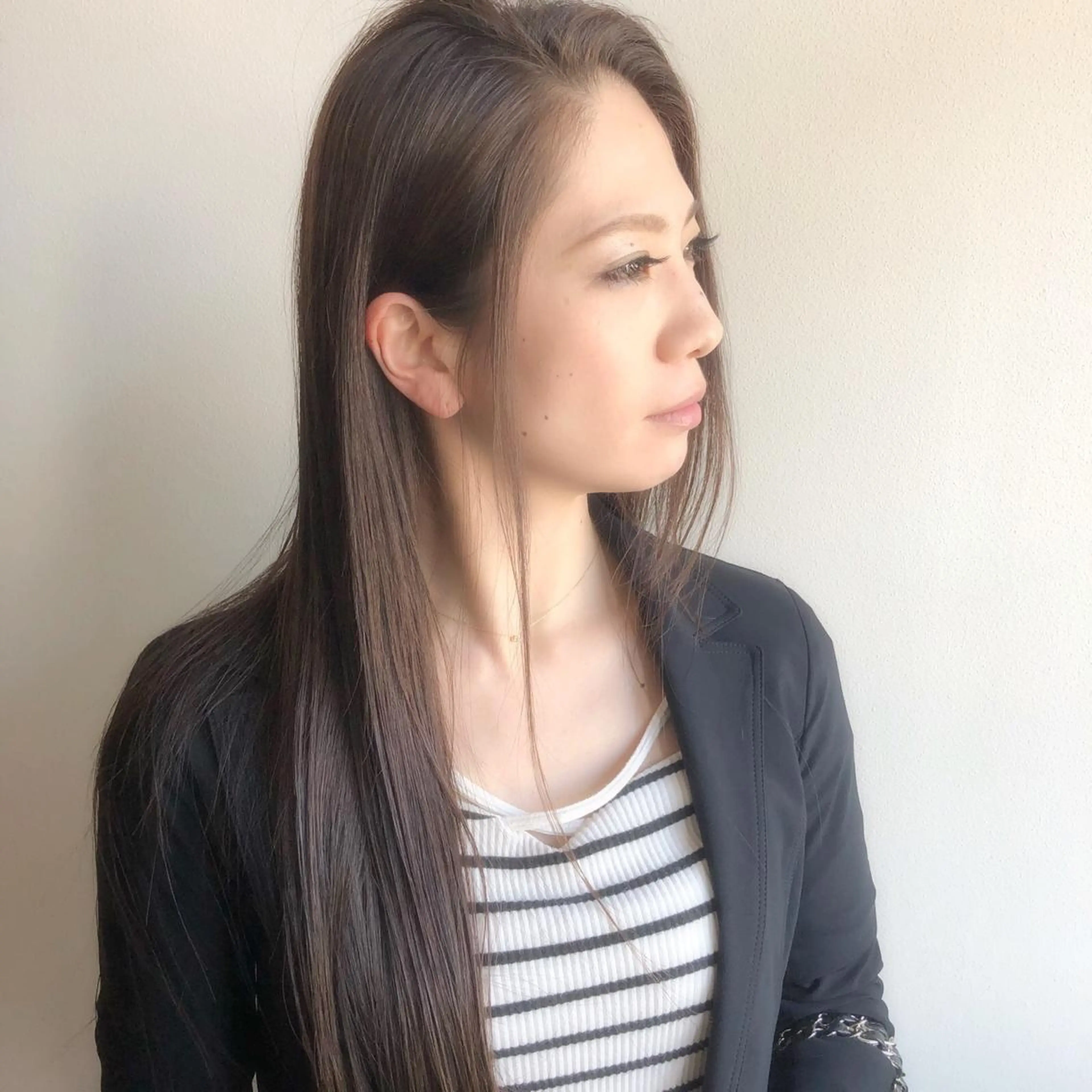 ロング カラー パーマ ストレートパーマ カット 縮毛矯正 トリートメント 江藤 星史のヘアスタイル