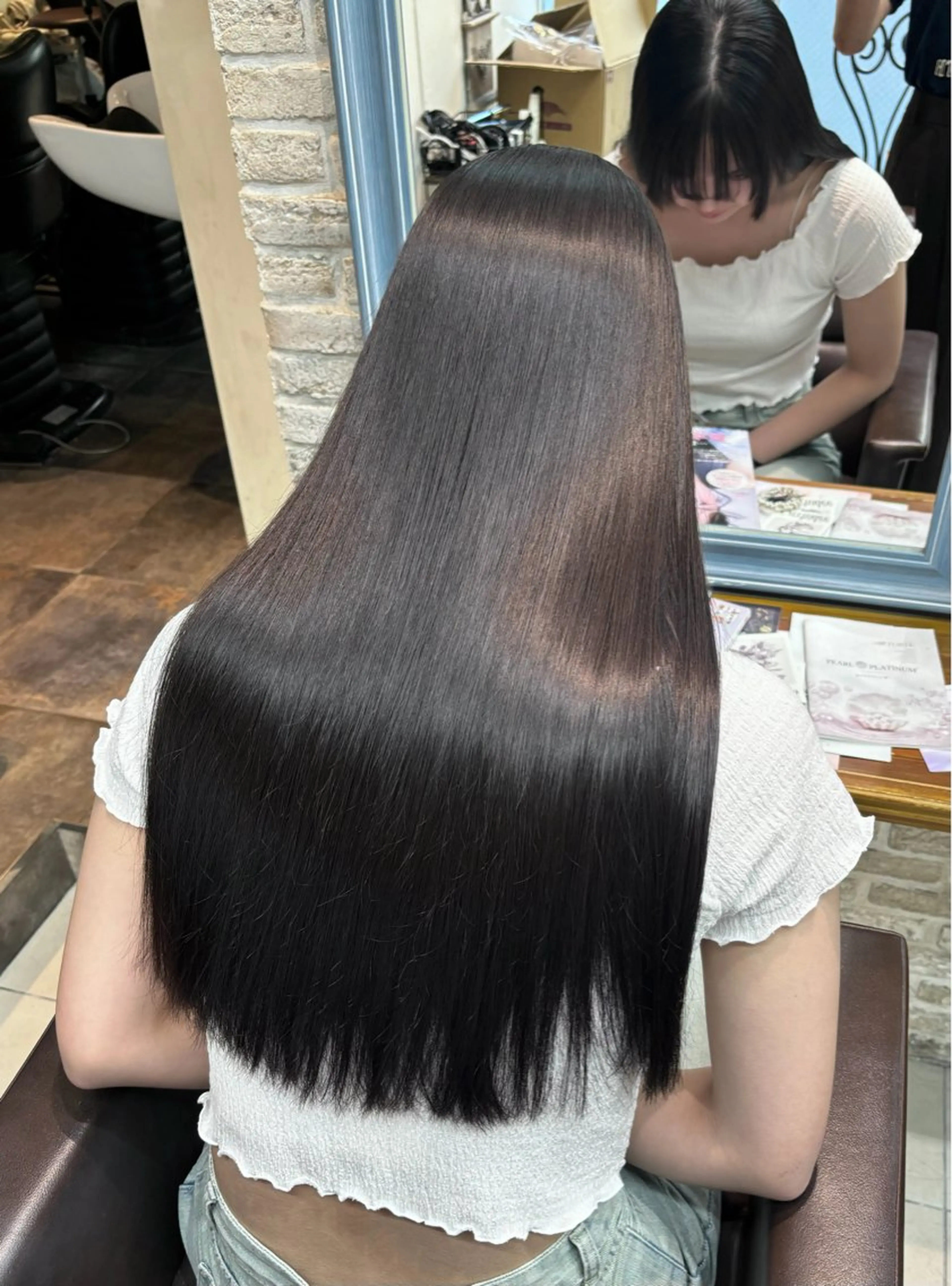 💇‍♀️カット+縮毛矯正+髪質改善トリートメントの写真