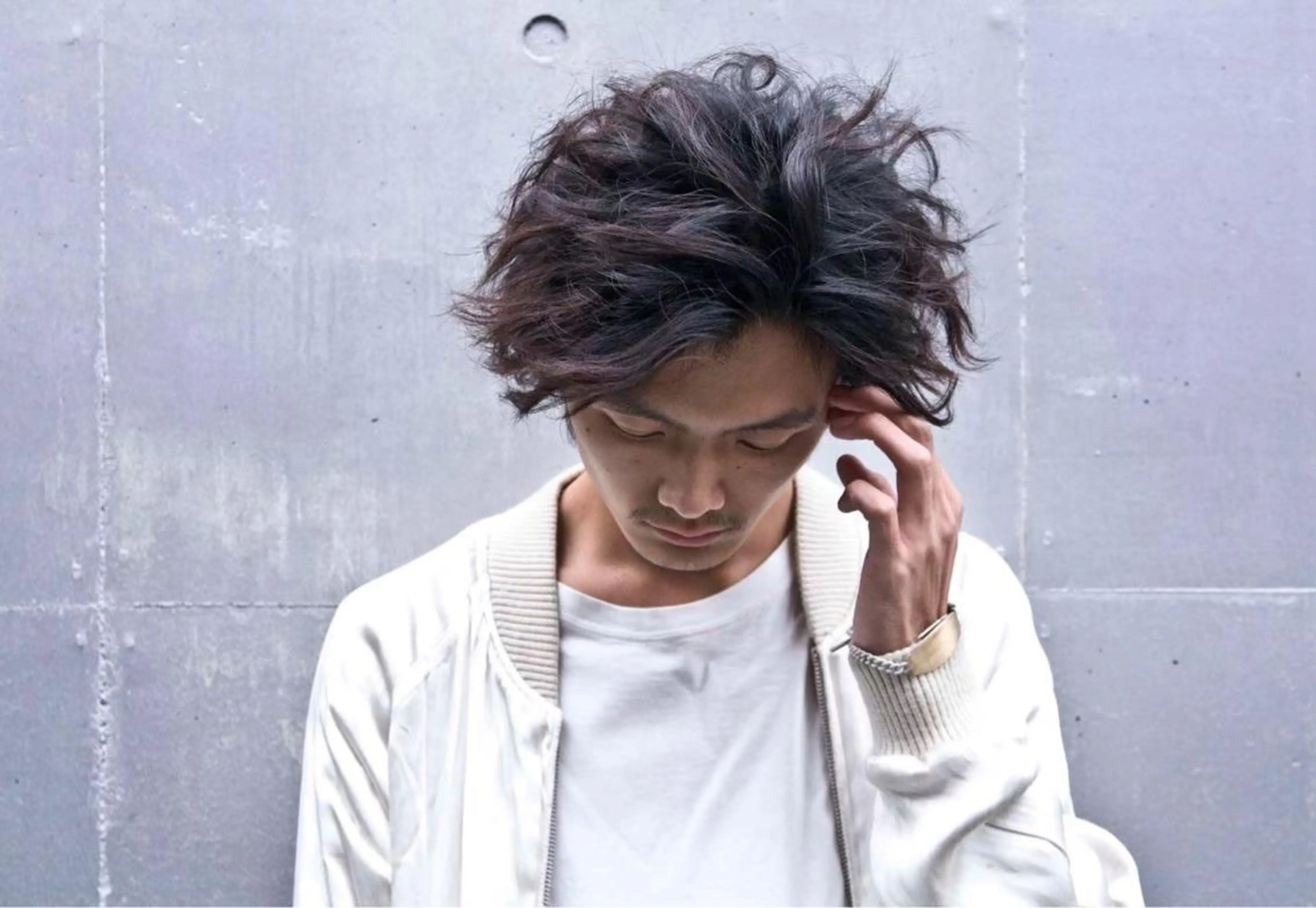 ミディアム カラー パーマ ヘアアレンジ メンズ キッズ ネイル マツエク・マツパ 野田 修平のヘアスタイル