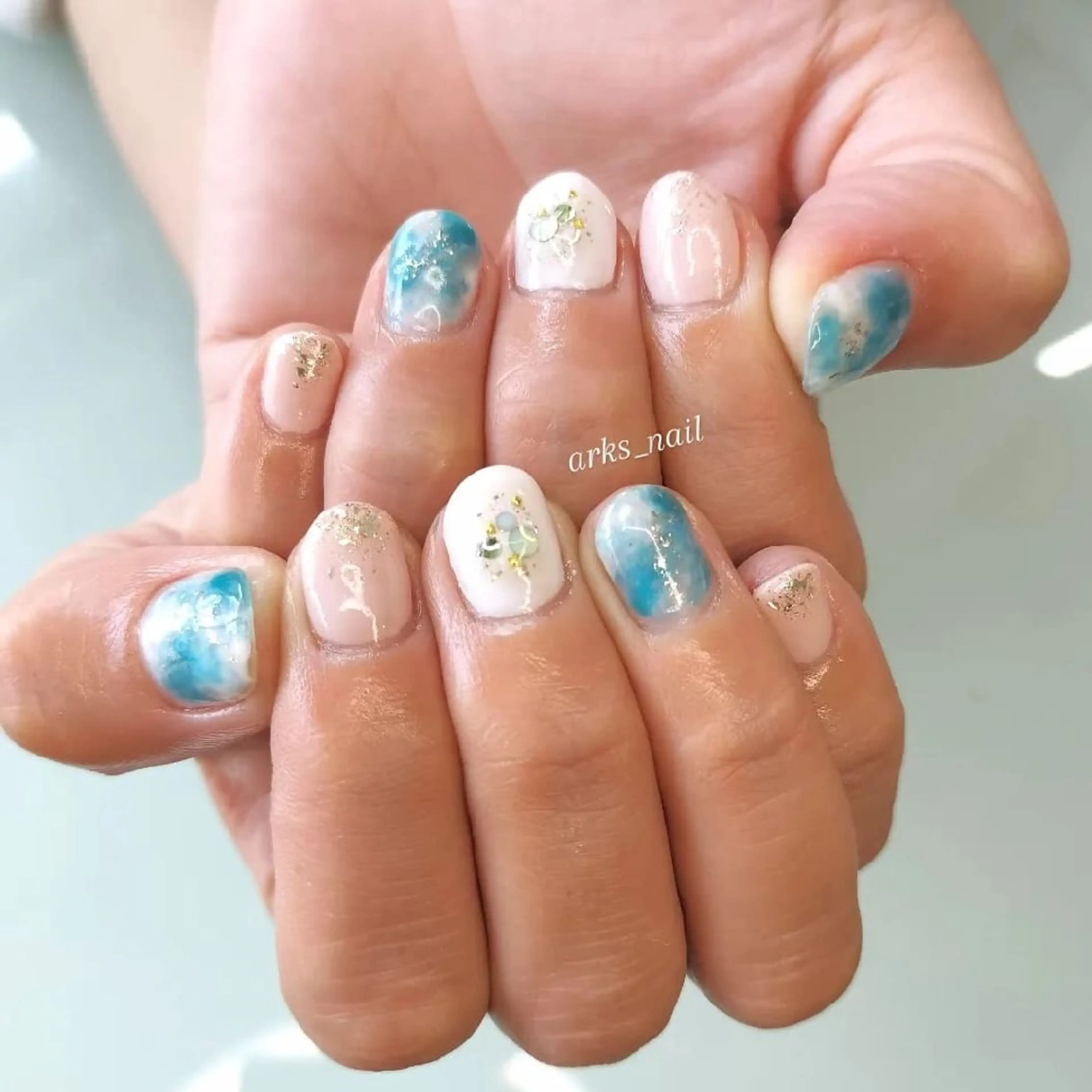 ネイル ジェルネイル ハンドネイル arks nailのネイルデザイン