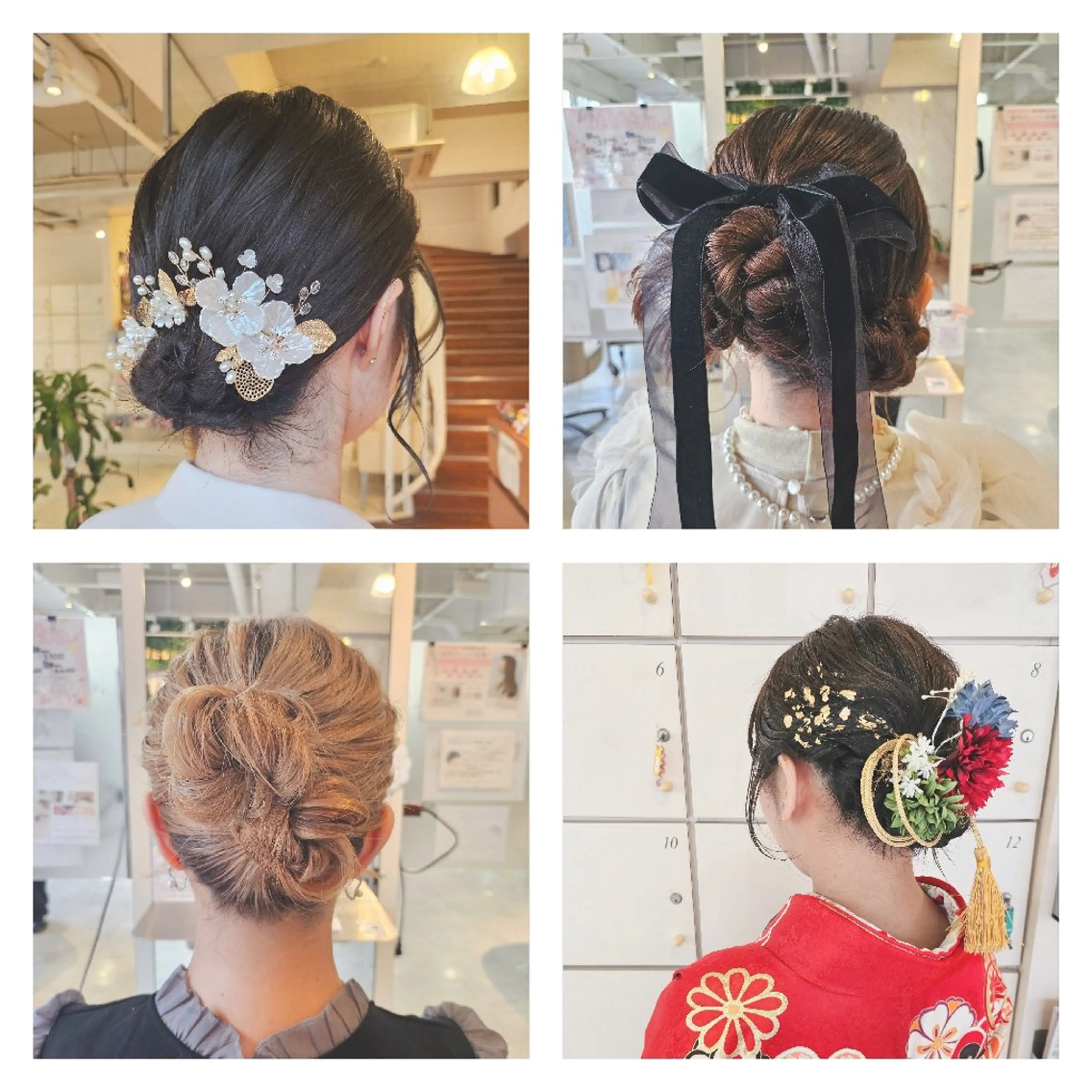 ミディアム ヘアセット 岡田 奈々のヘアスタイル