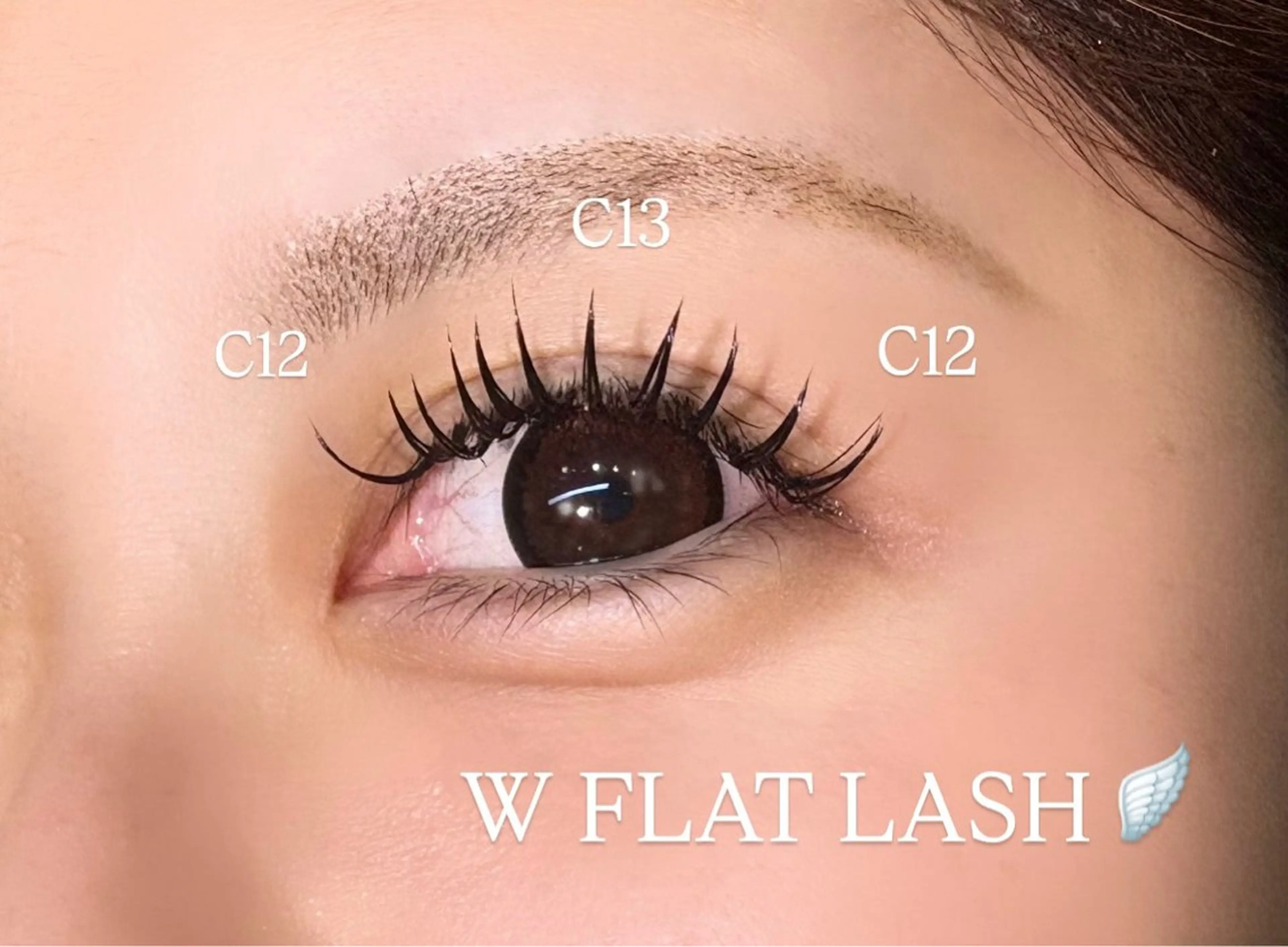 マツエク・マツパ フラットラッシュ haru ♡のマツエク・マツパデザイン