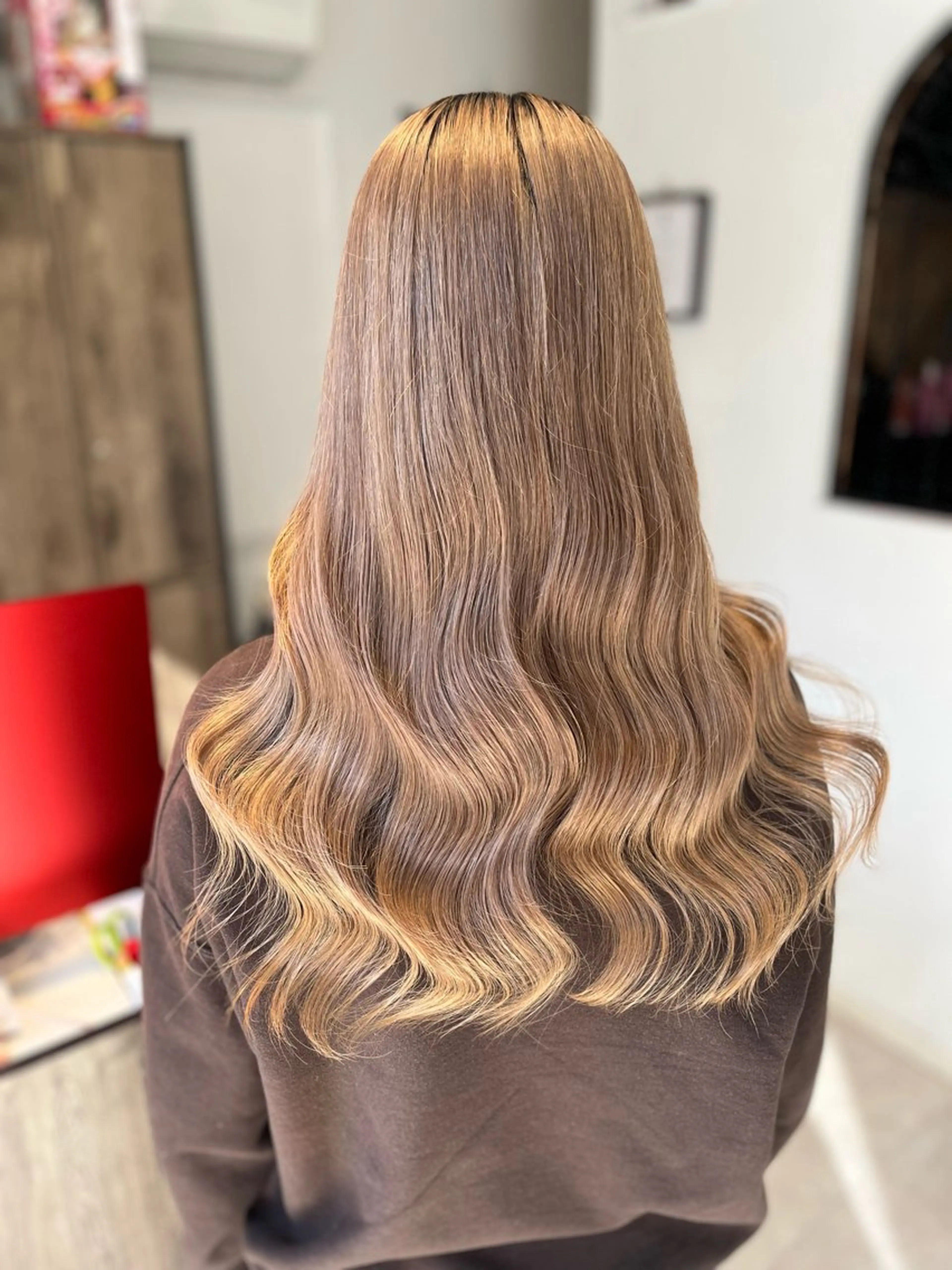 ロング カラー ヘアカラー ASAHI Lovisのヘアスタイル