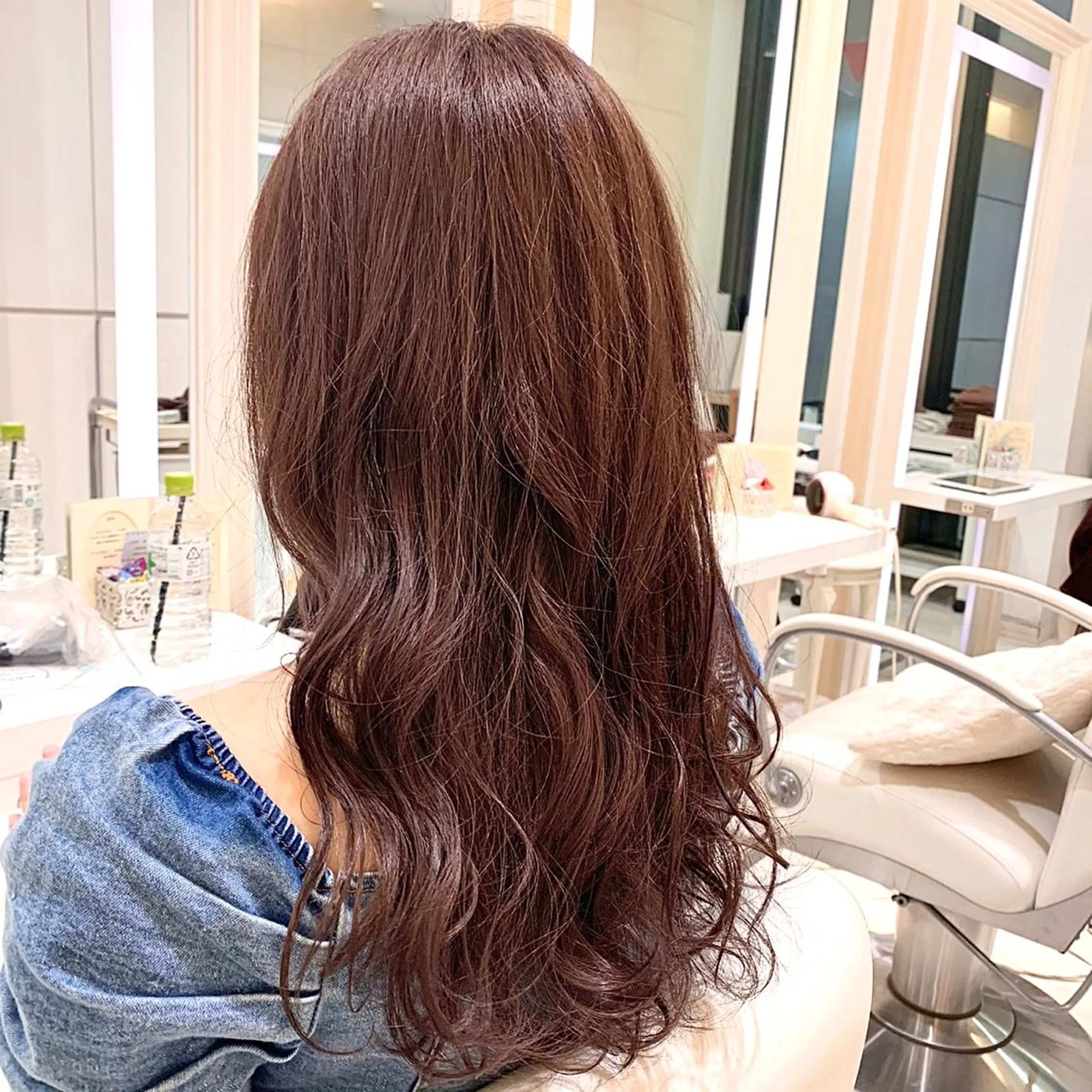 セミロング カット ヘアカラー トリートメント 髪質改善/shuki 韓国/代表取締役のヘアスタイル