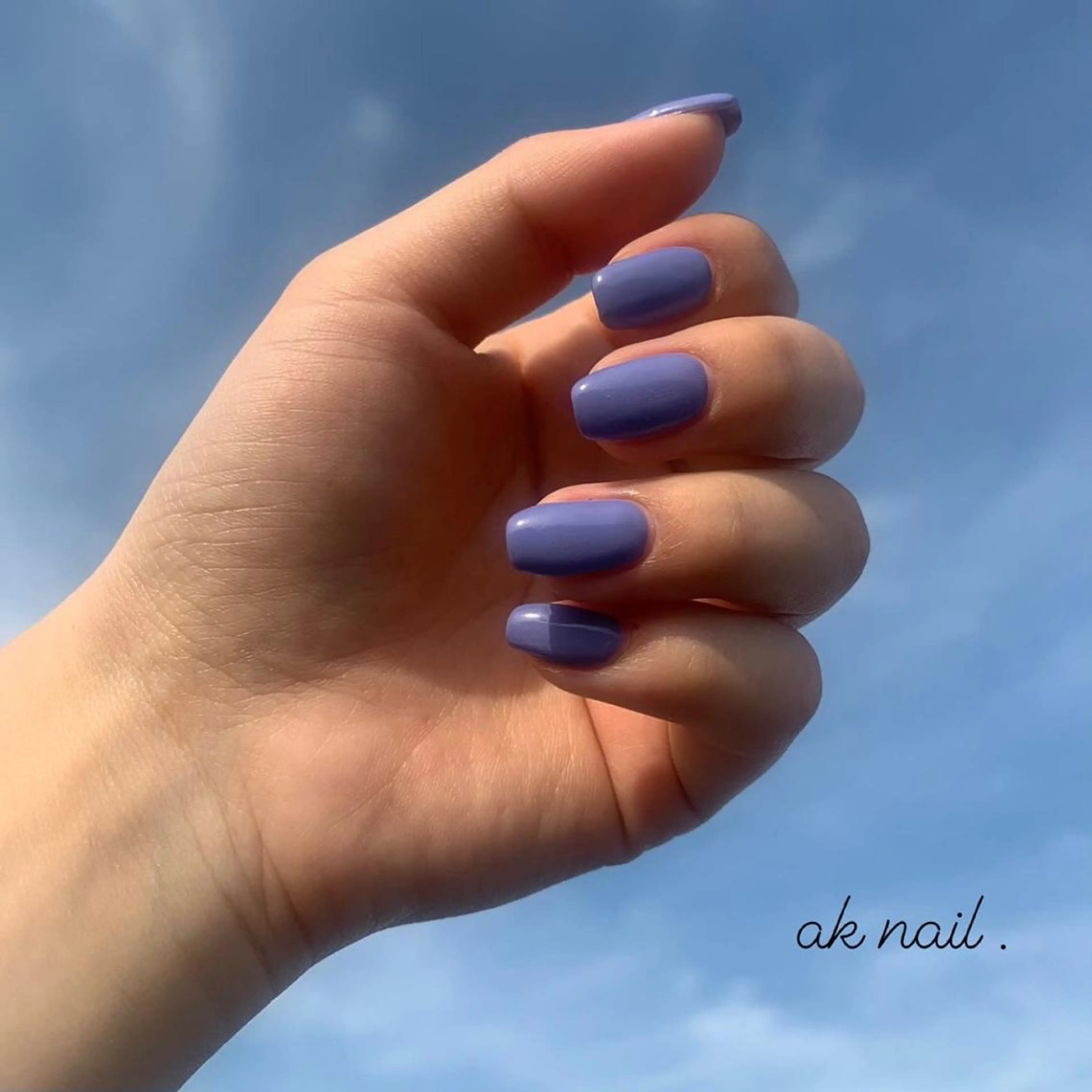 ミディアム ネイル ハンドネイル ak nail .のネイルデザイン