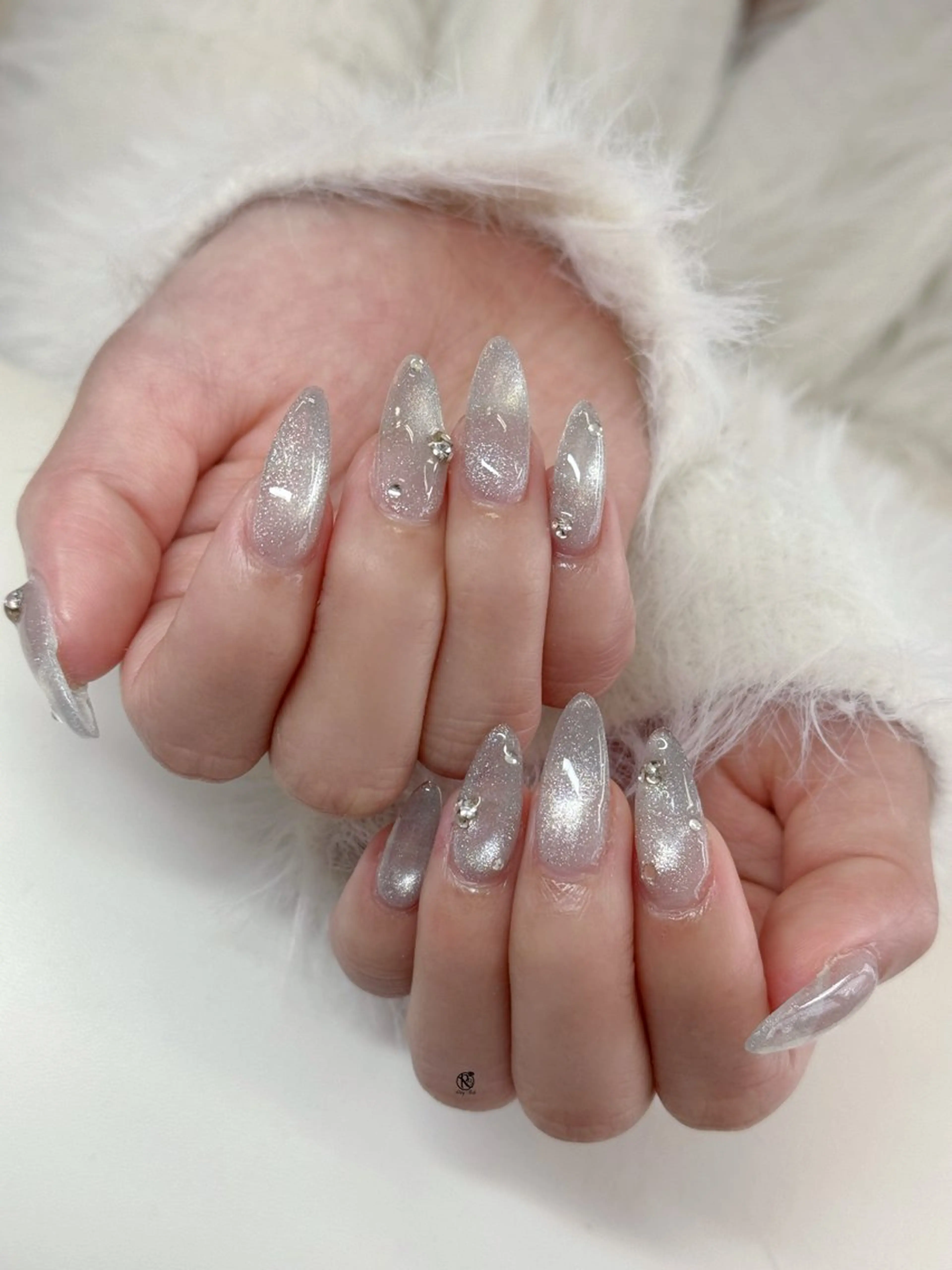 ネイル チークネイル ドット フレンチネイル グラデーション ハート ハンドネイル Ruby Nail 霞ヶ関店のネイルデザイン