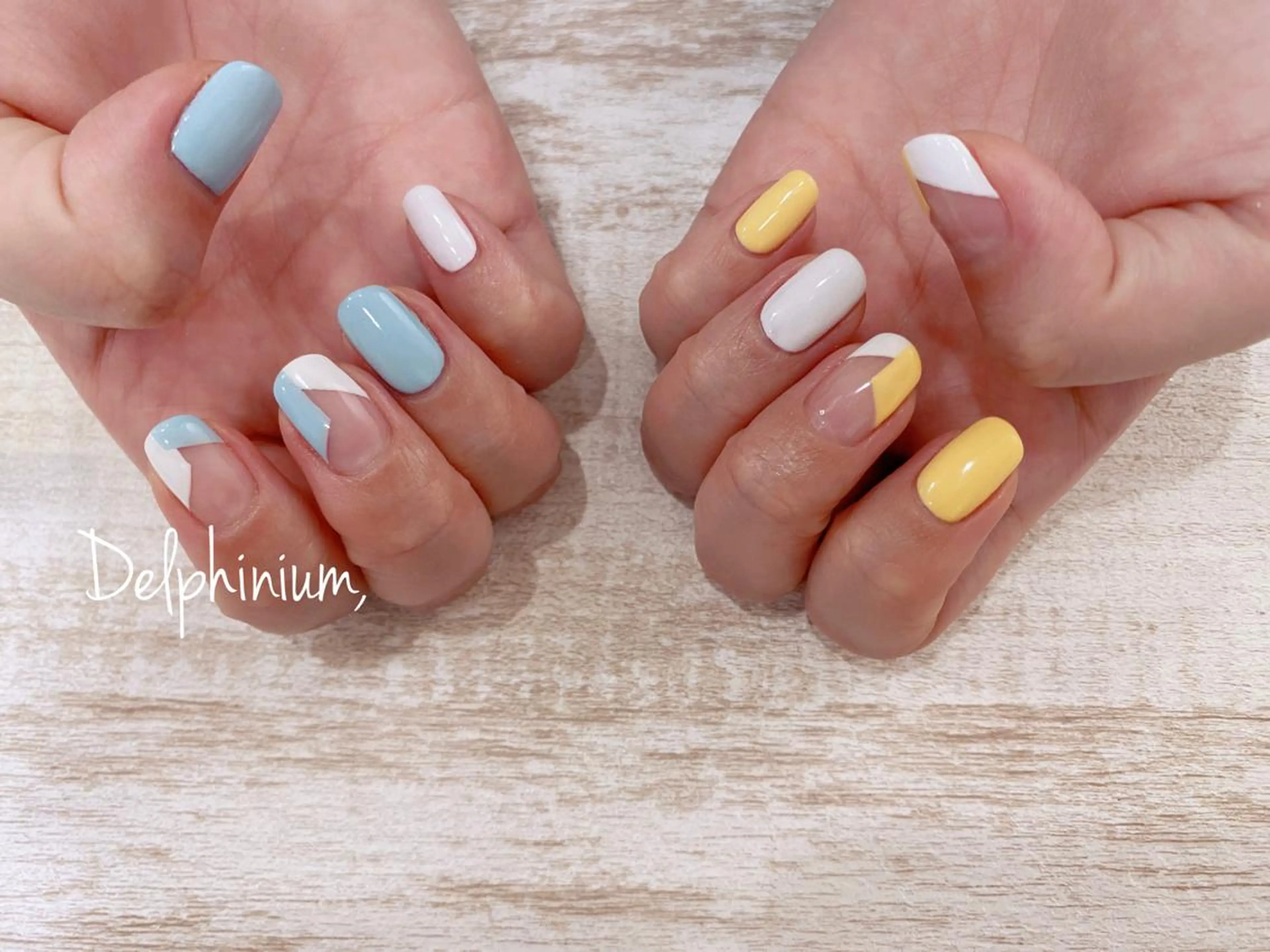 ネイル 春ネイル ハンドネイル 岡本 友恵のネイルデザイン