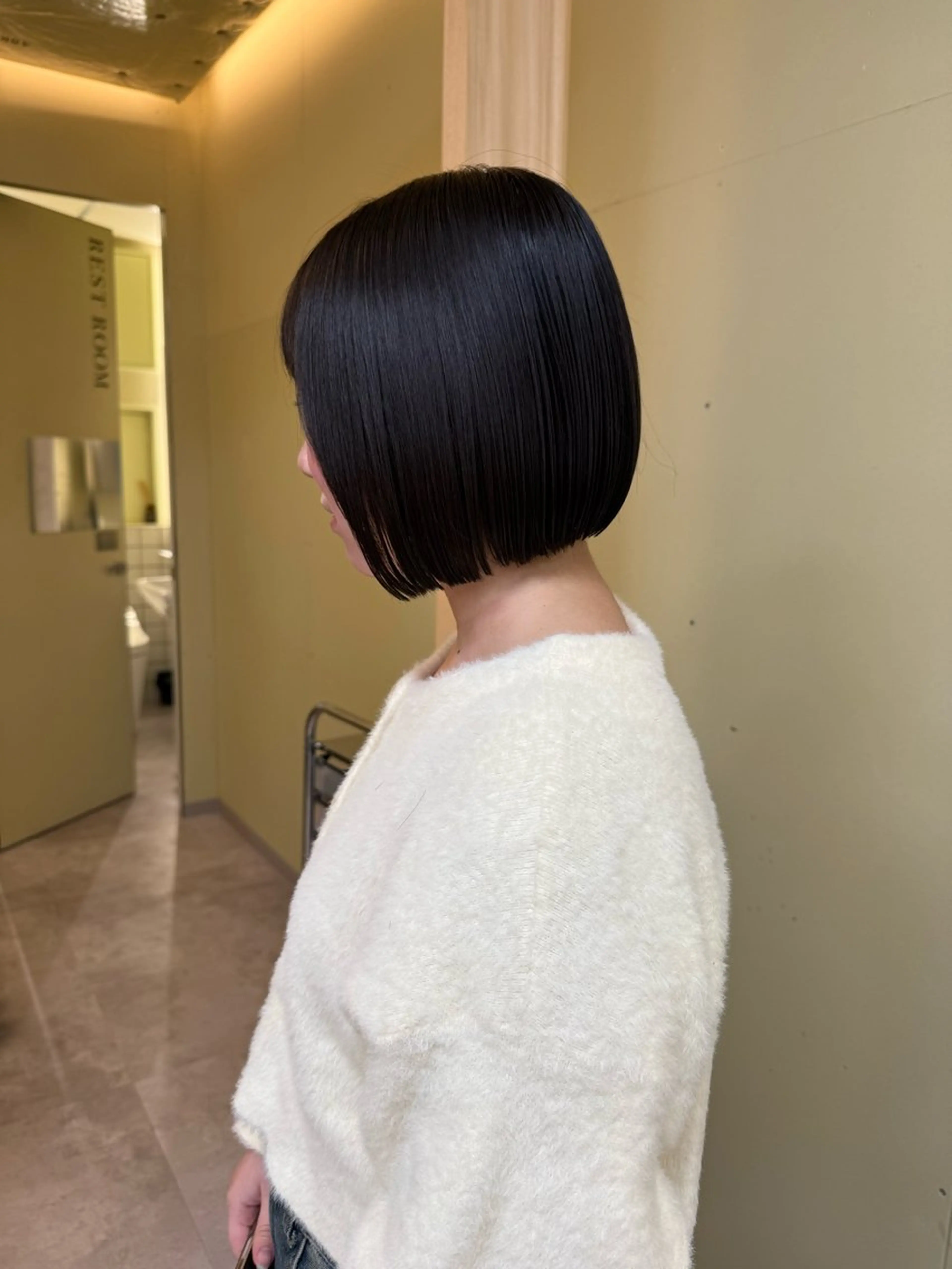 ショート カラー カット ヘアカラー トリートメント 伶風/ボブ/ ハッシュカットのヘアスタイル