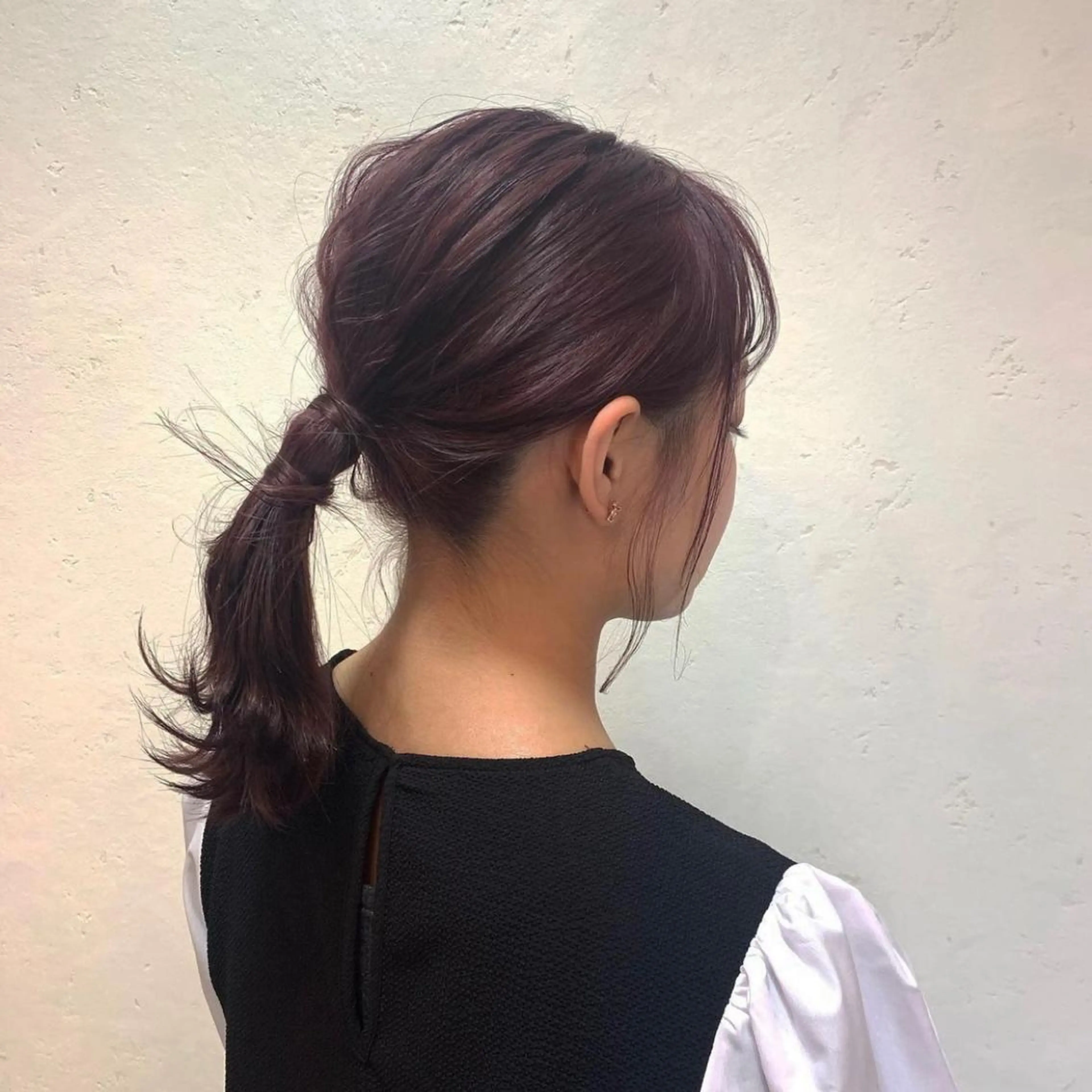 セミロング ヘアカラー トリートメント ナカヤマナナエ ♡のヘアスタイル