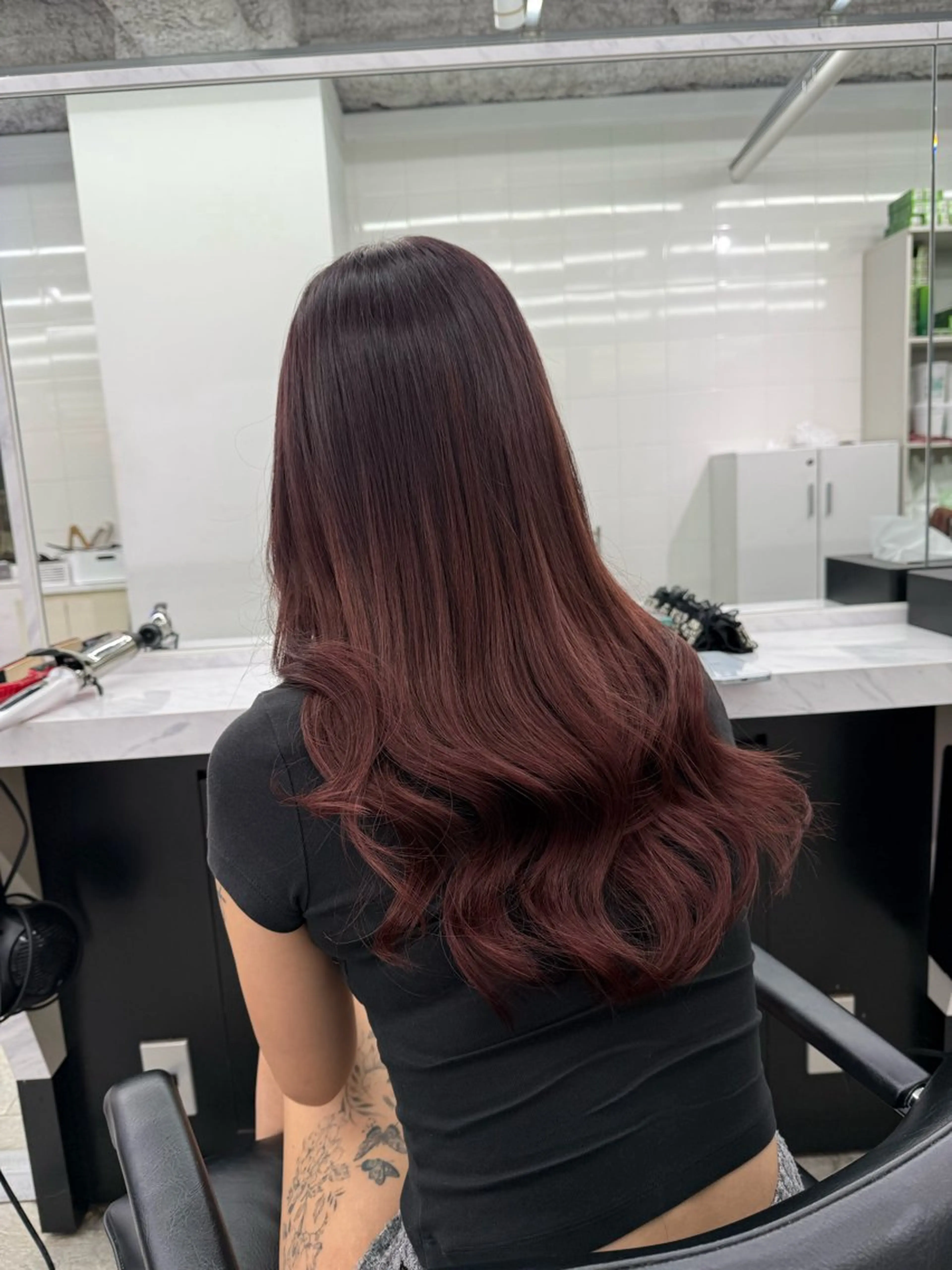 ロング エクステ miwa 🖤のヘアスタイル