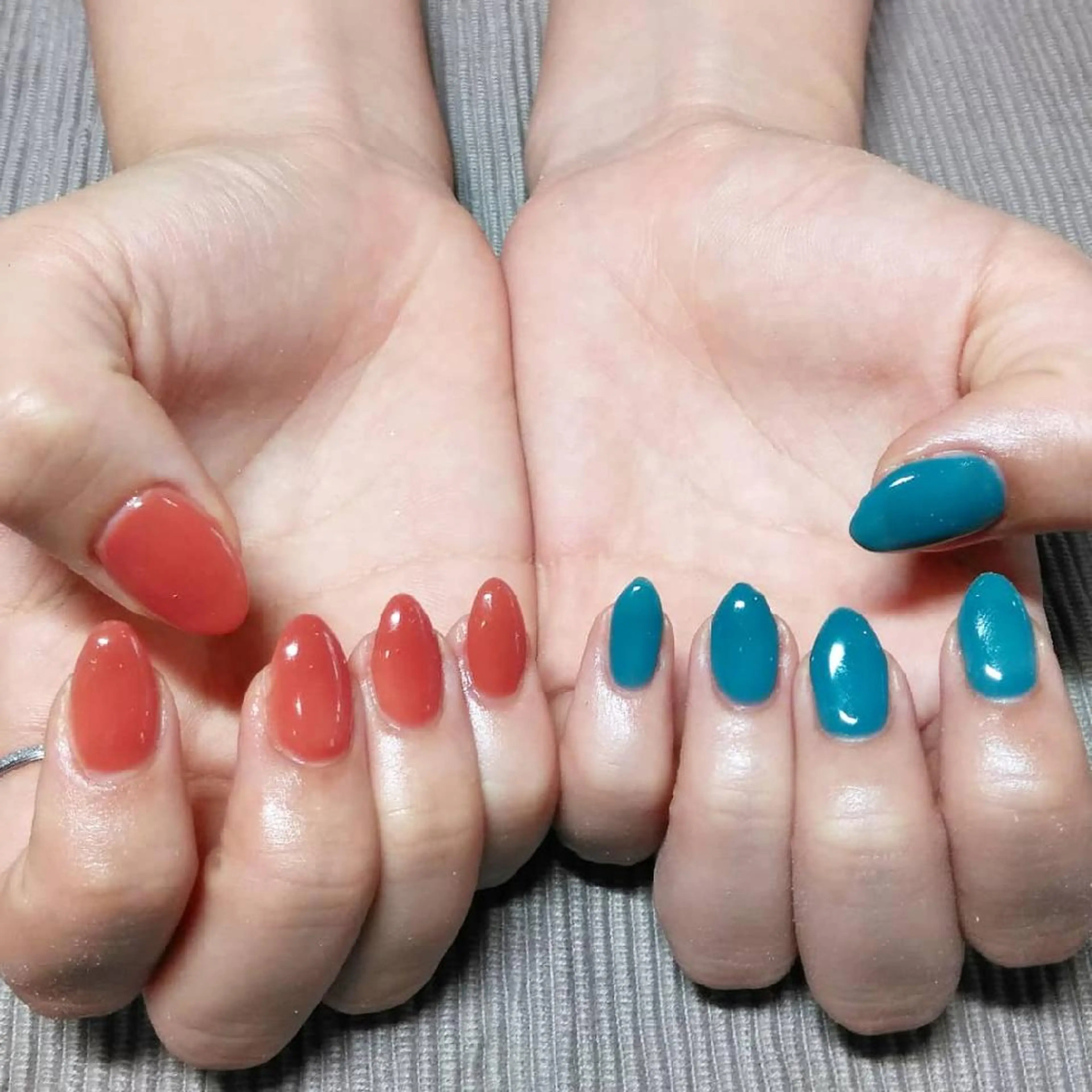 ネイル グラデーション ワンカラーネイル lylynail YUUKAのネイルデザイン