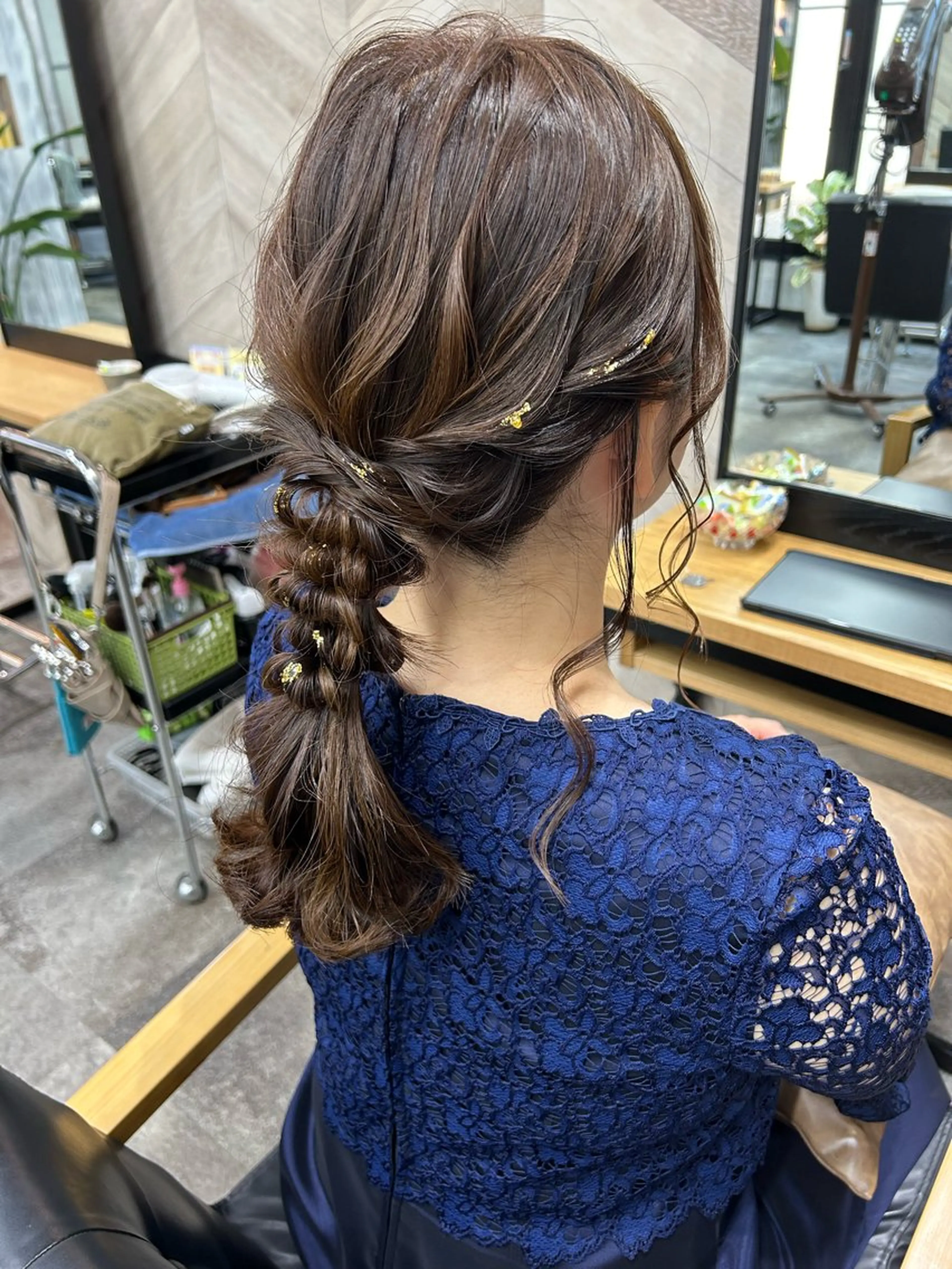 セミロング ヘアアレンジ ヘアセット SHANTi 飯塚 ヘアセット/髪質改善のヘアスタイル