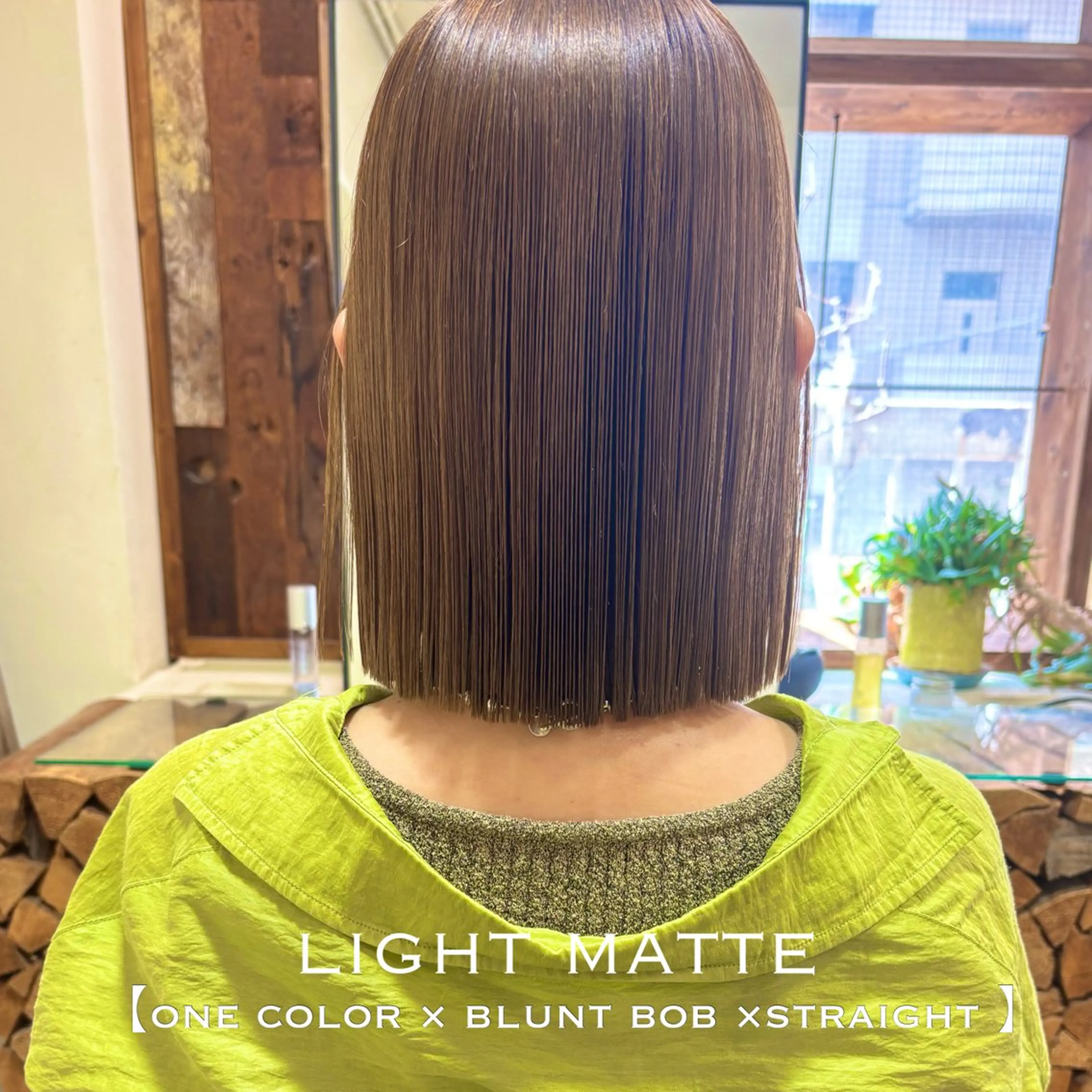 ミディアム カラー パーマ 縮毛矯正 カット ヘアカラー 縮毛矯正 ⌇🌹透明感カラー 🌹ᴍᴇɢᴜᴍɪ ⌇のヘアスタイル