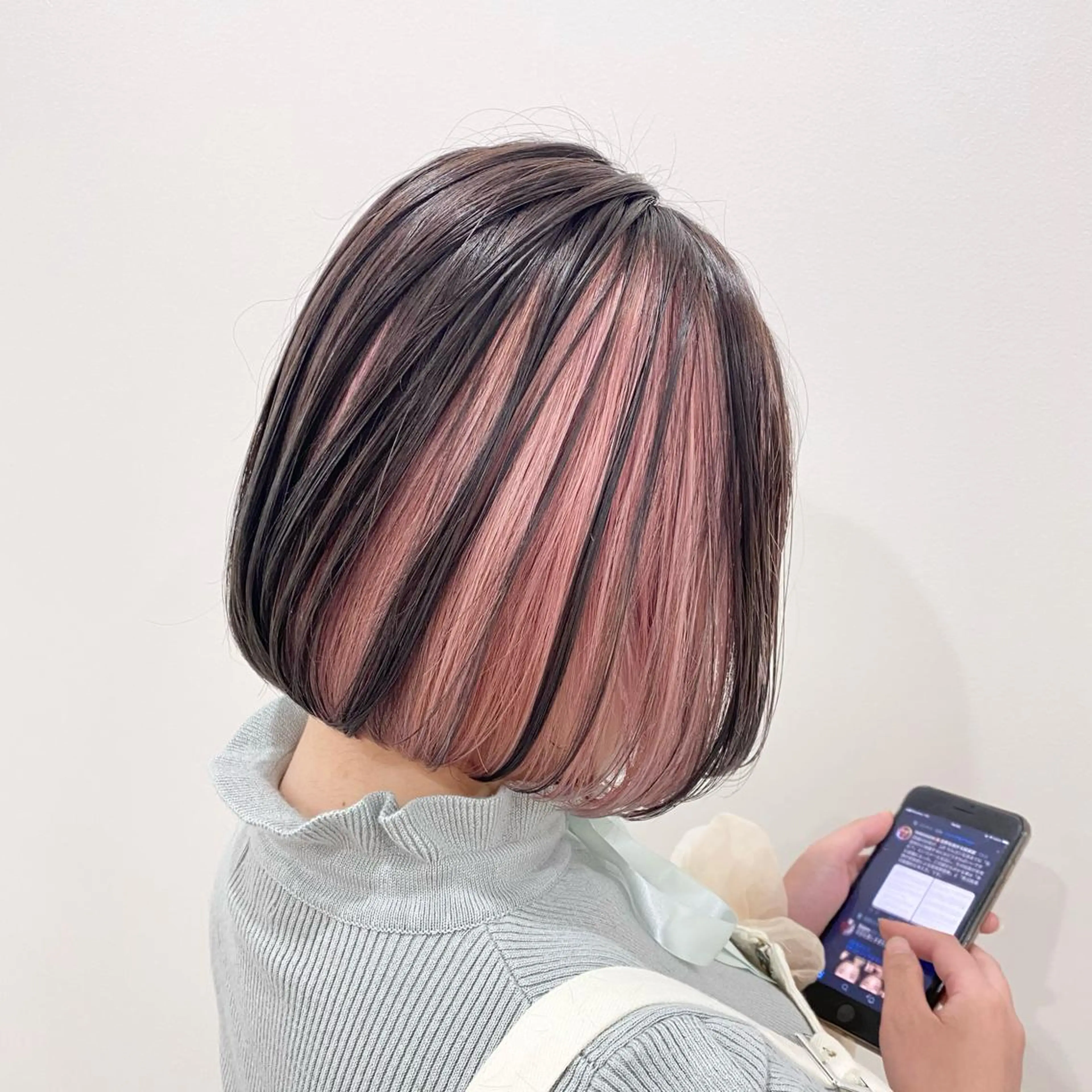 ショート カラー マンツーマン女性 美容師 奏のヘアスタイル