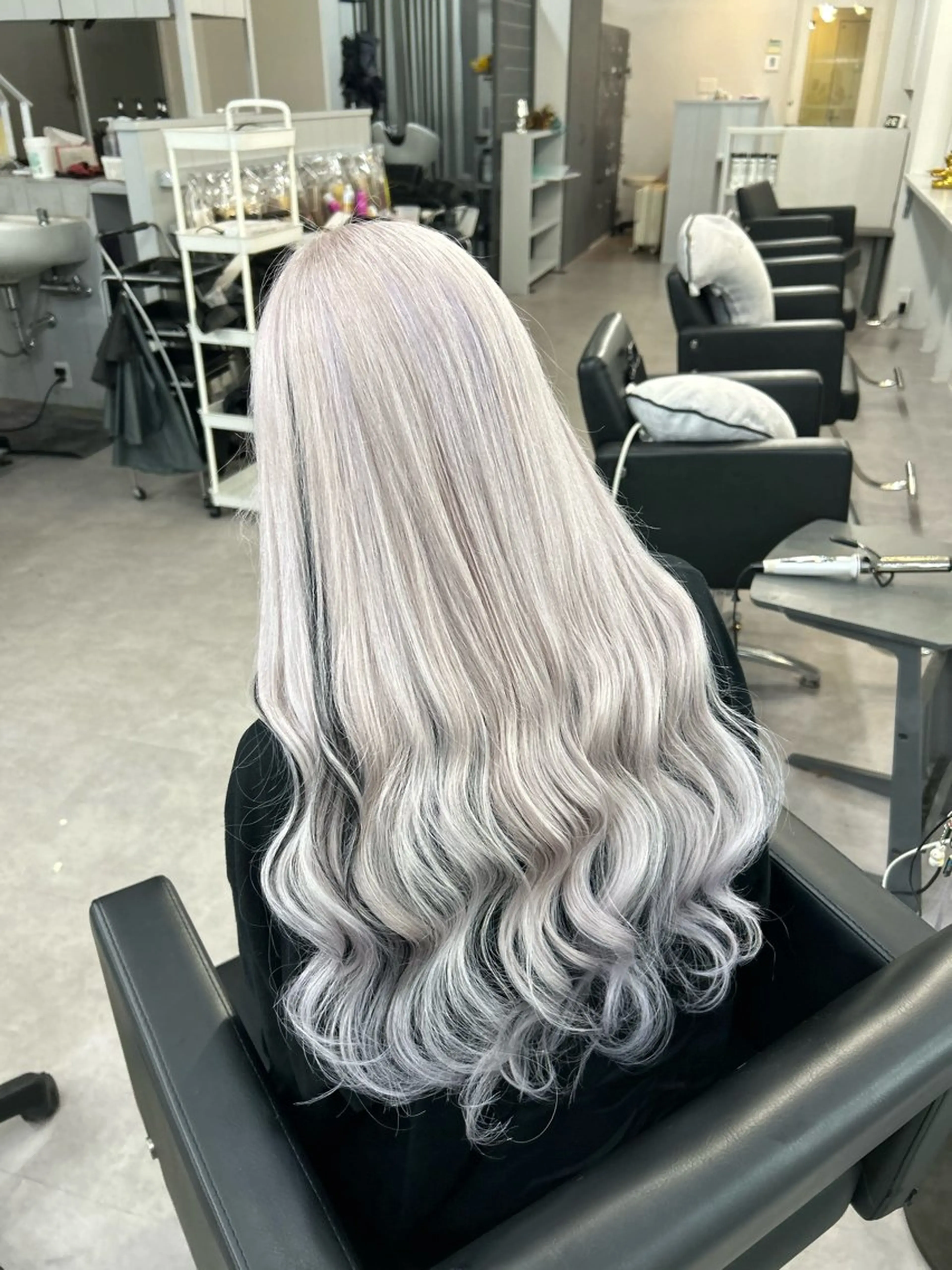 ロング カラー ブリーチ ダブルカラー エクステ Cielro【 シェイロ 】所属・Cielro/ダブル カラー/西田咲希のヘアスタイル