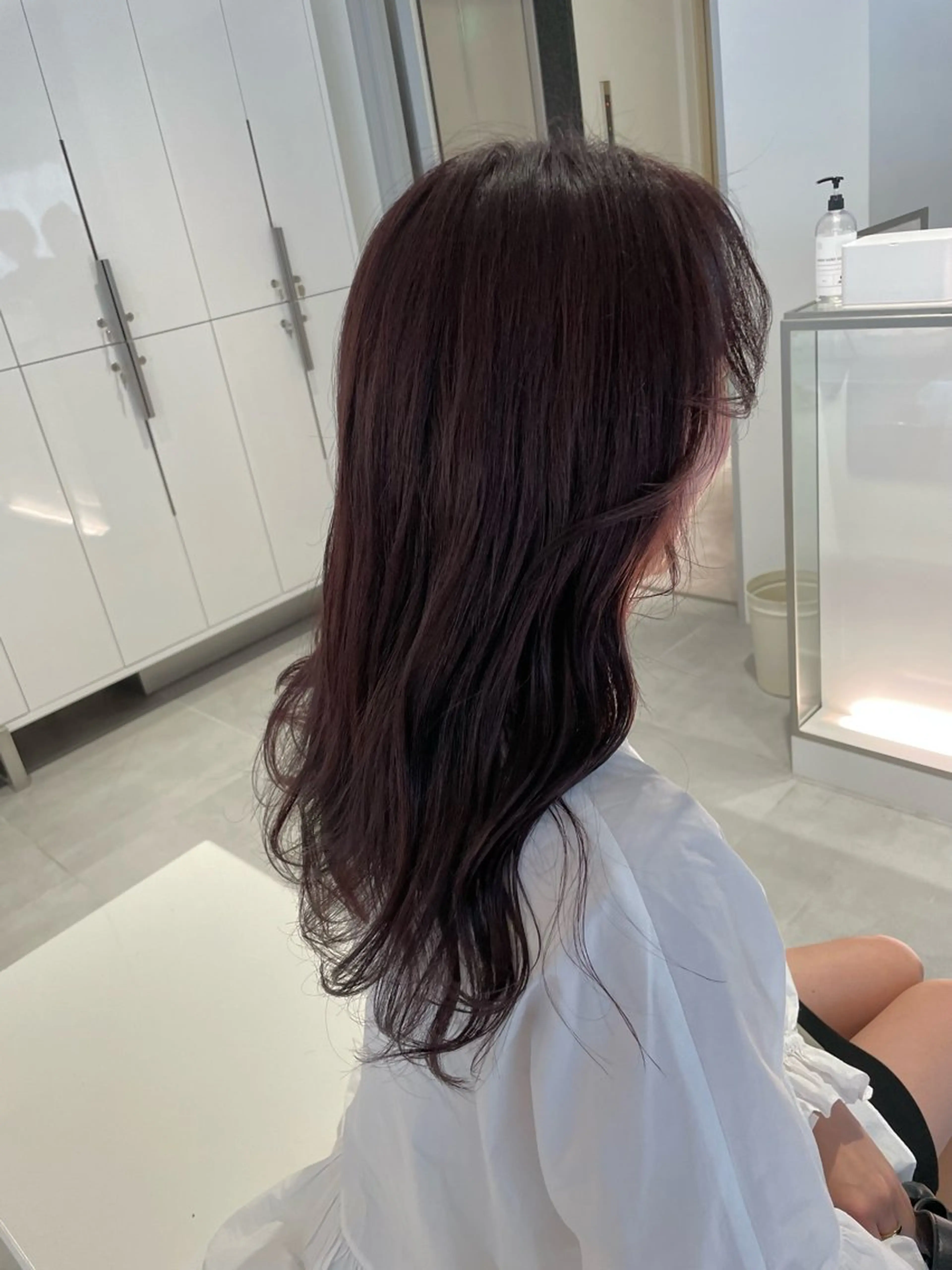 セミロング カラー 🪞透けhair 🪞honokaのヘアスタイル