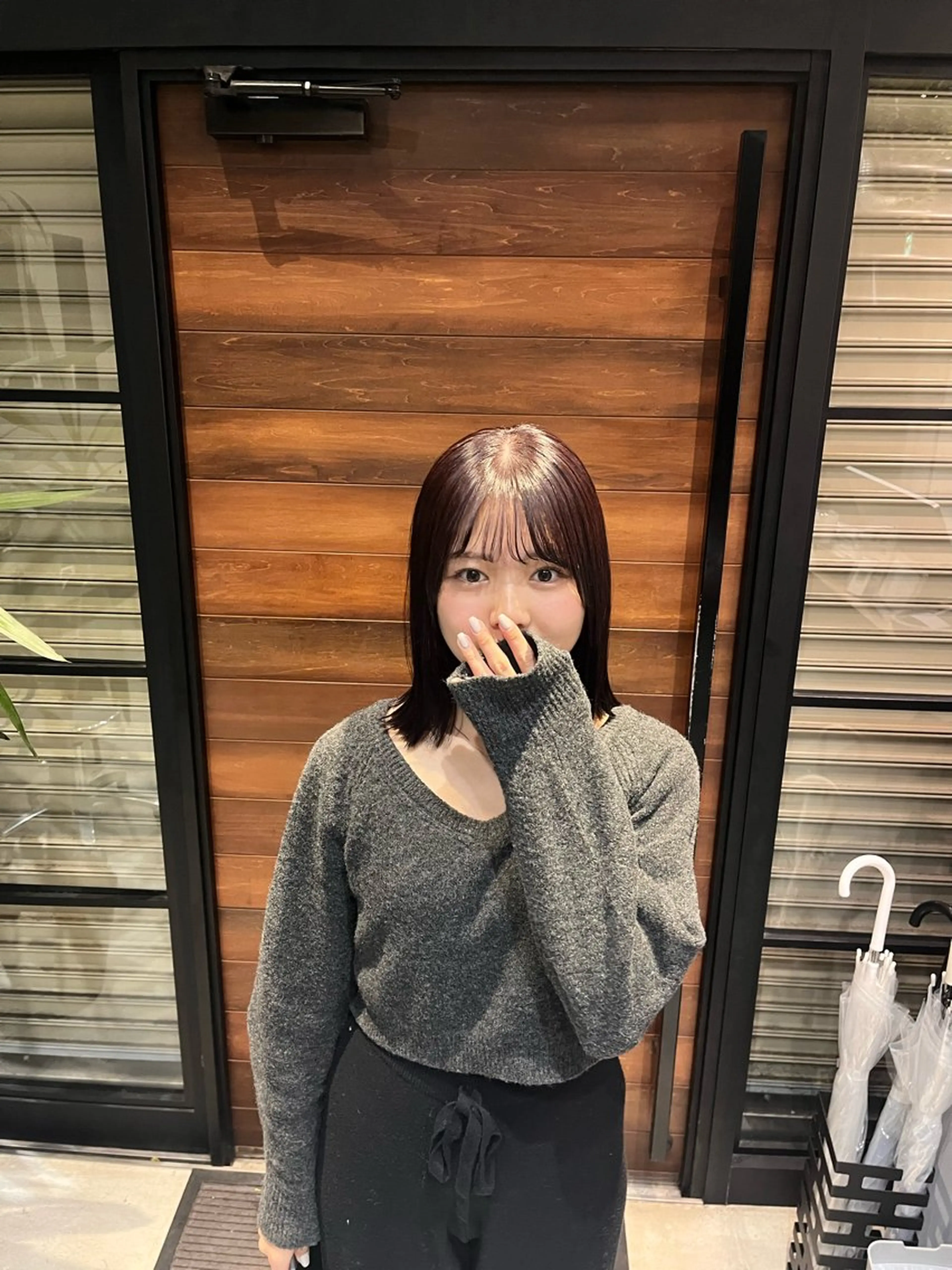 ミディアム パープルカラー 誰もが憧れる艶髪✨ /アレンジヘア🎀のヘアスタイル