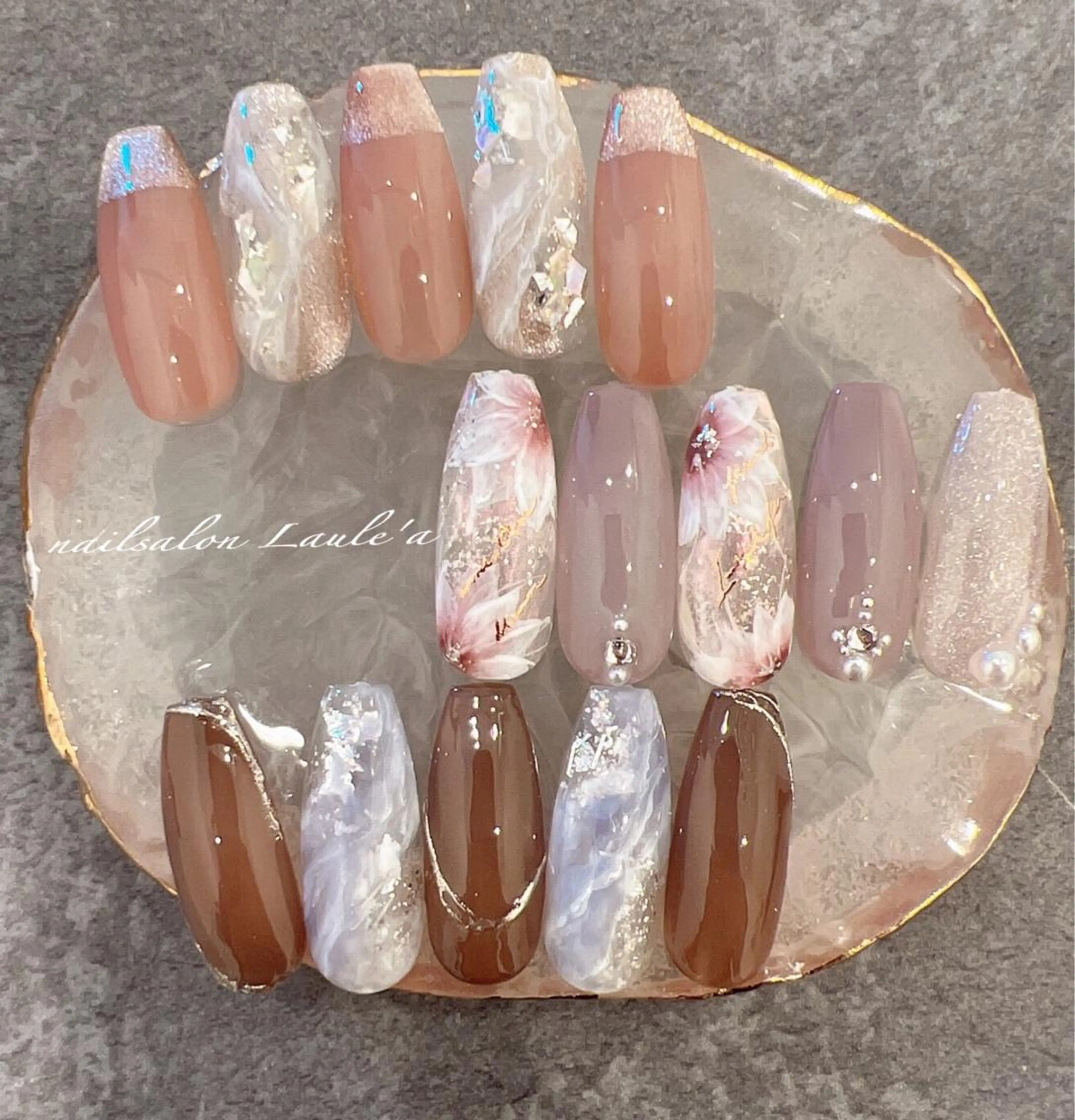 ネイル フットネイル nailsalon Laule'aのネイルデザイン