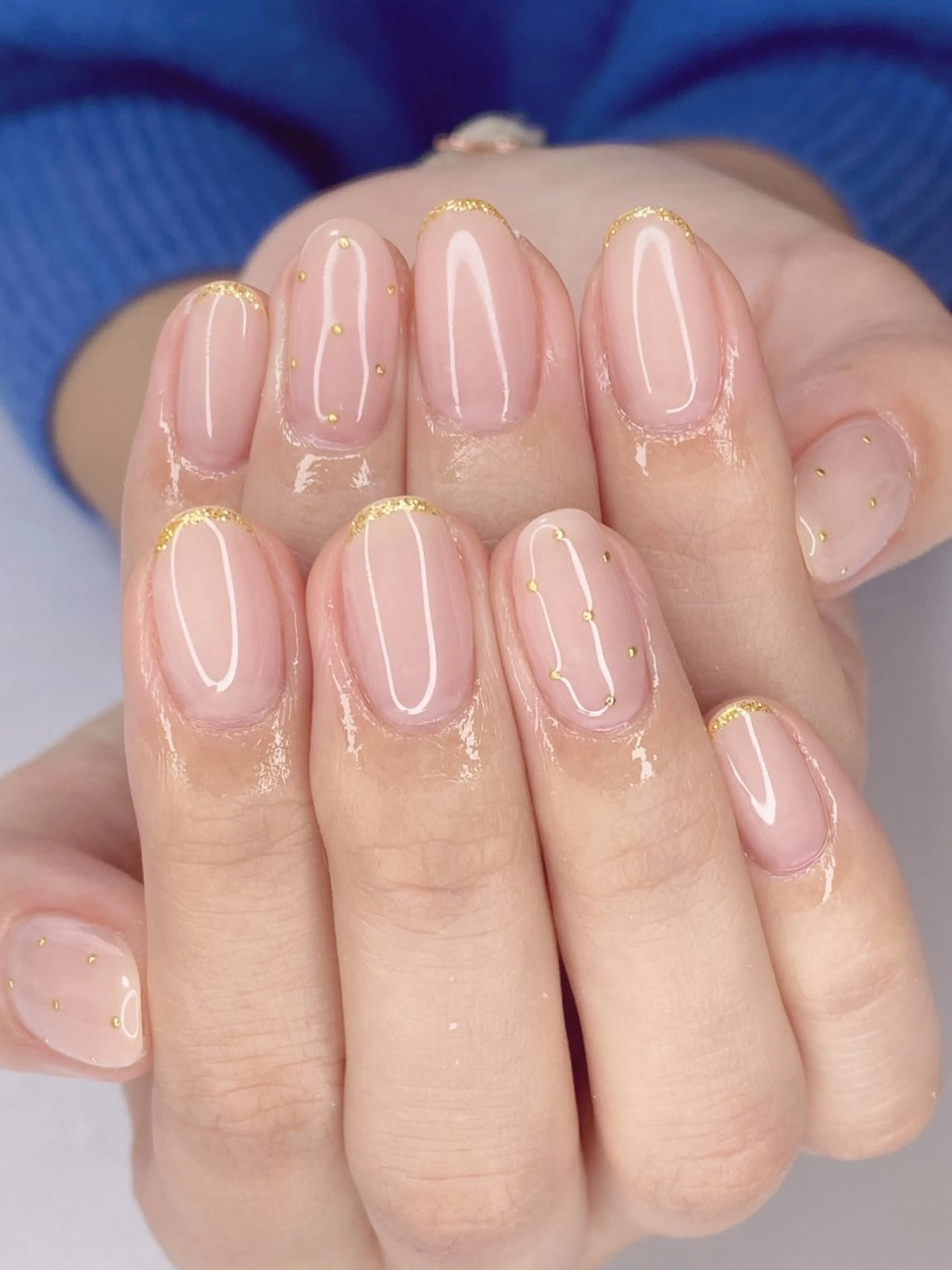 ネイル アートネイル オーロラネイル 桜ネイル クリアネイル グラデーション Ｎail Ｓalon ertiのネイルデザイン