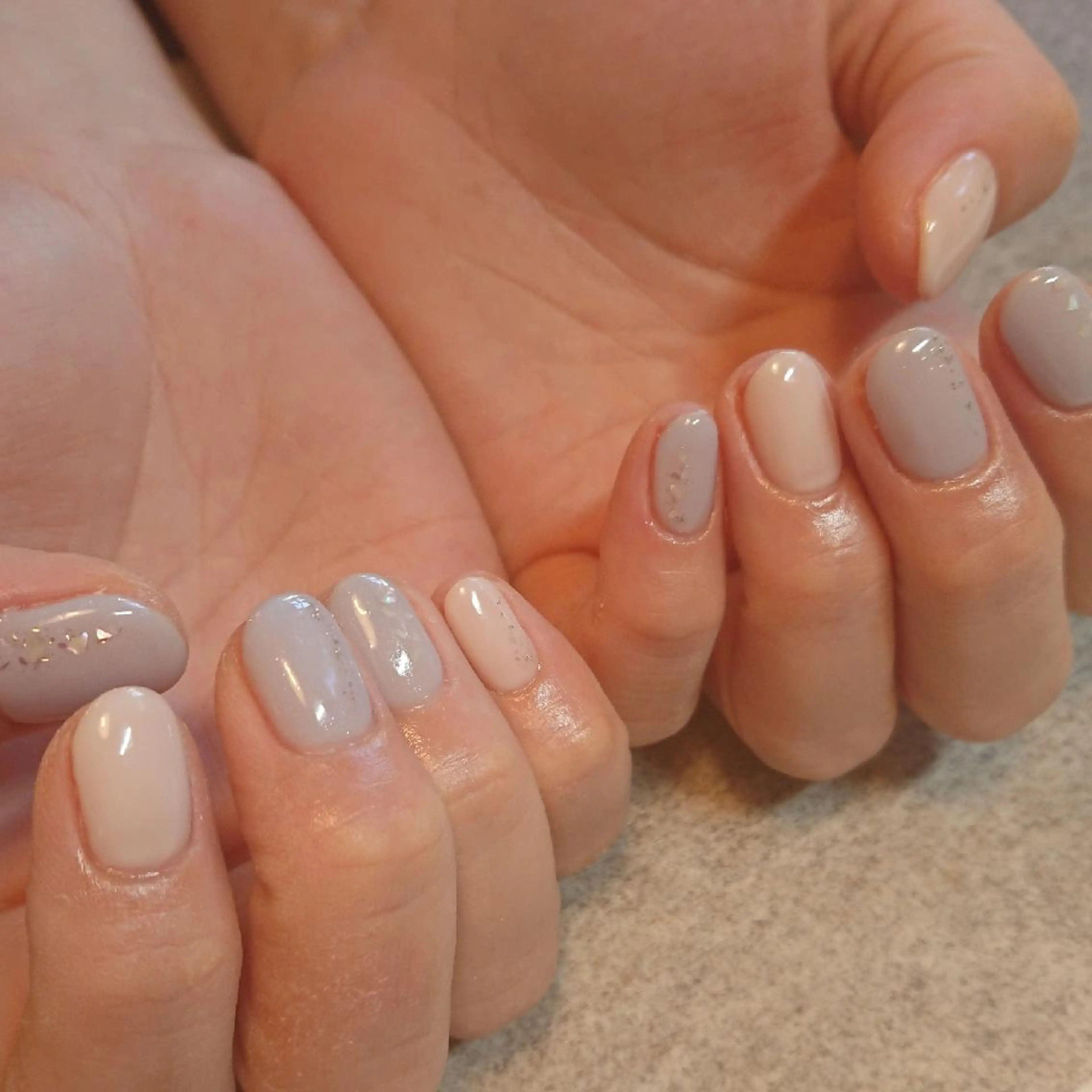 ネイル シンプルネイル ジェヌインネイル 河内のネイルデザイン