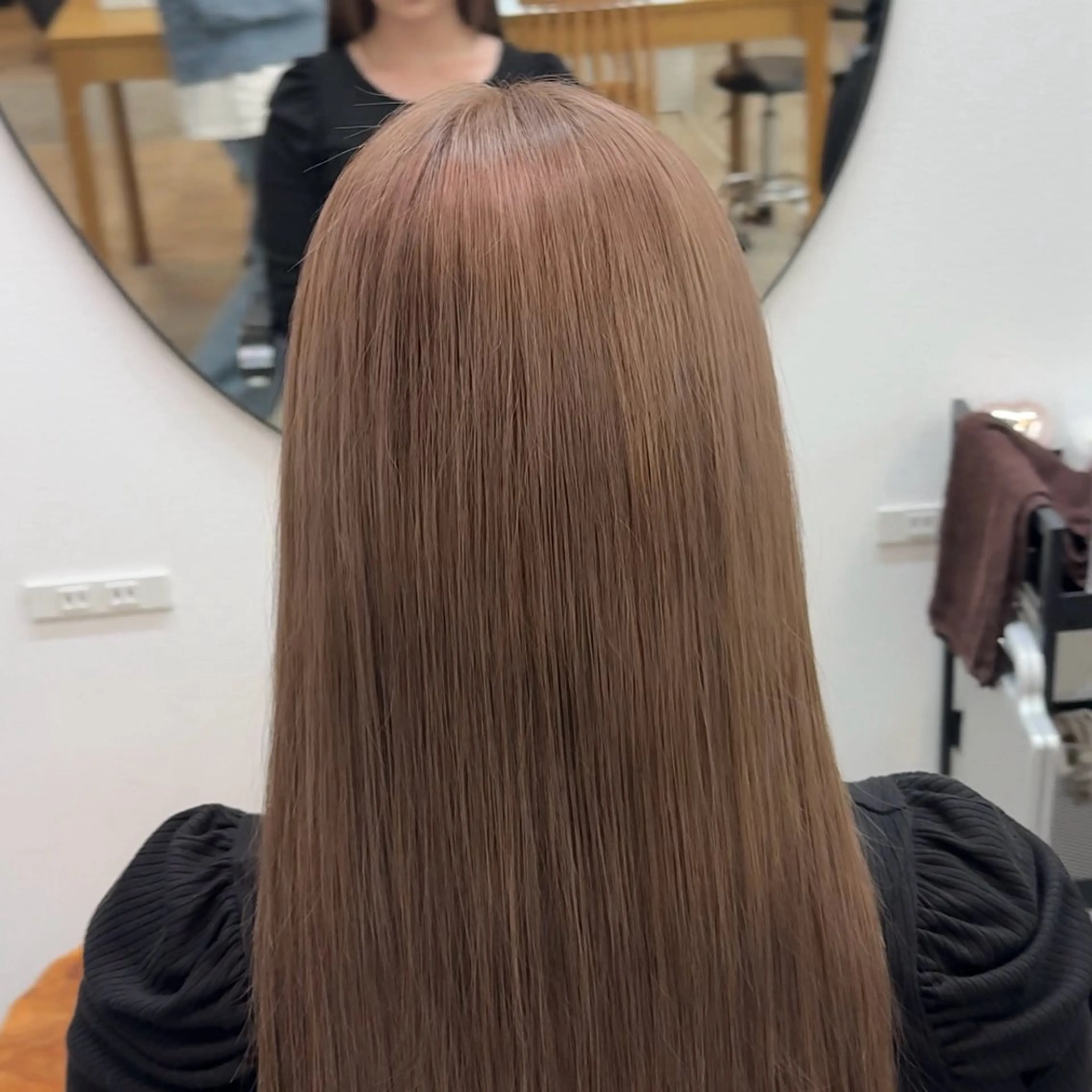 ロング カラー ベージュカラー ブリーチ ピンクカラー ヘアカラー ブリーチカラー/渋谷 /髪質改善/shinのヘアスタイル