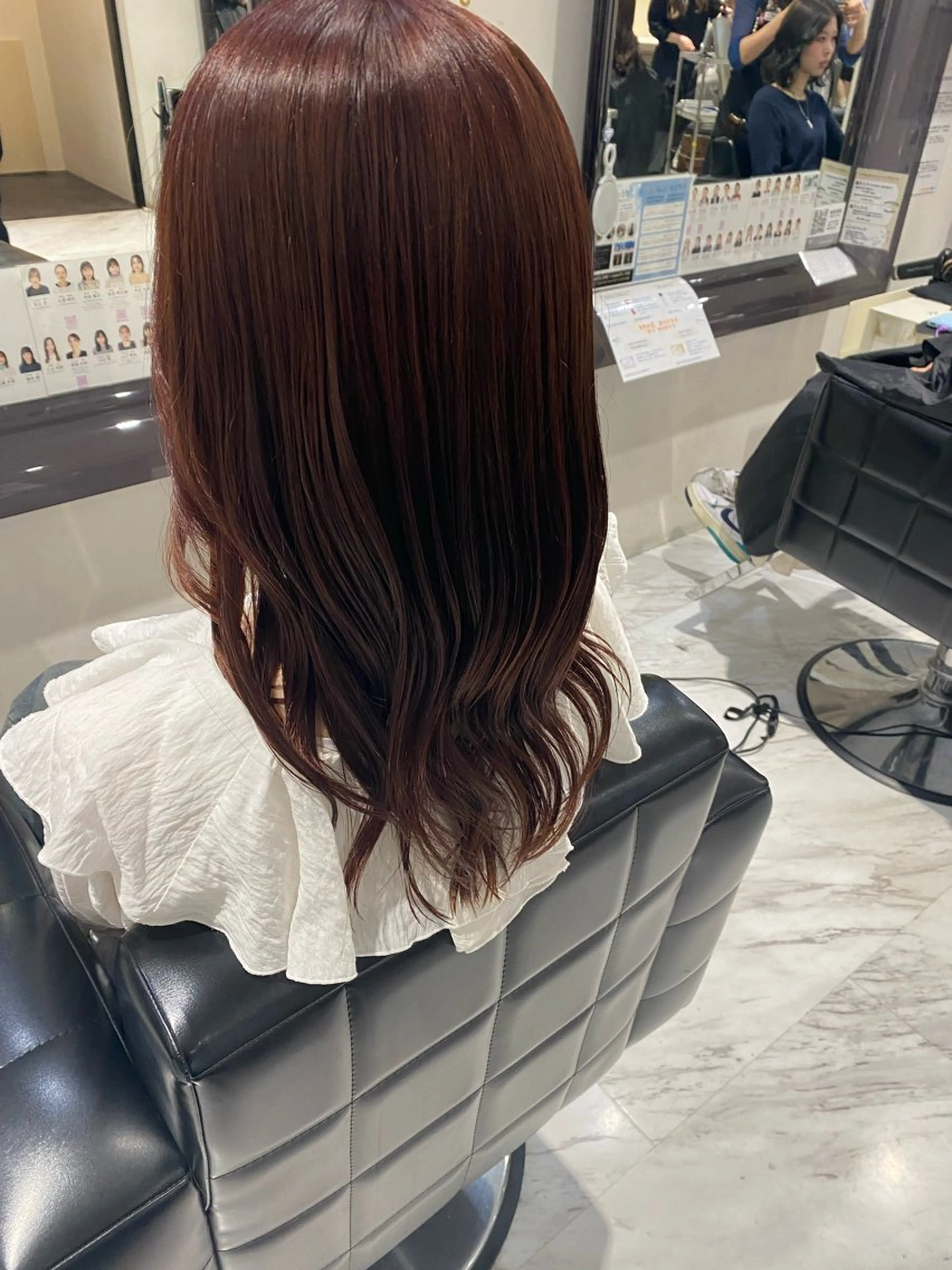 カラー ゆいな/大阪🎀 透明感カラー😳🫧のヘアスタイル